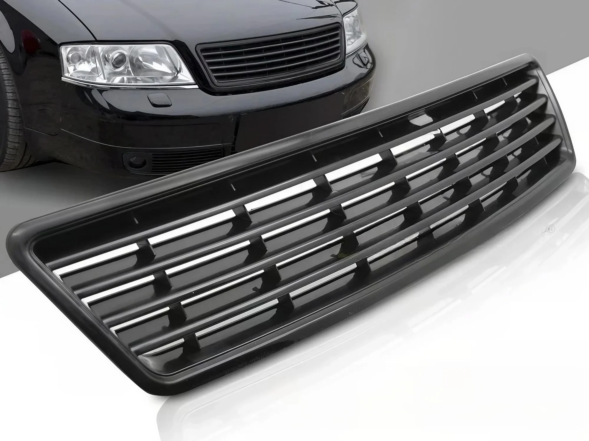 Grill Audi A6 (C5) 1997 - 2001 │ Sportsgrill - svart