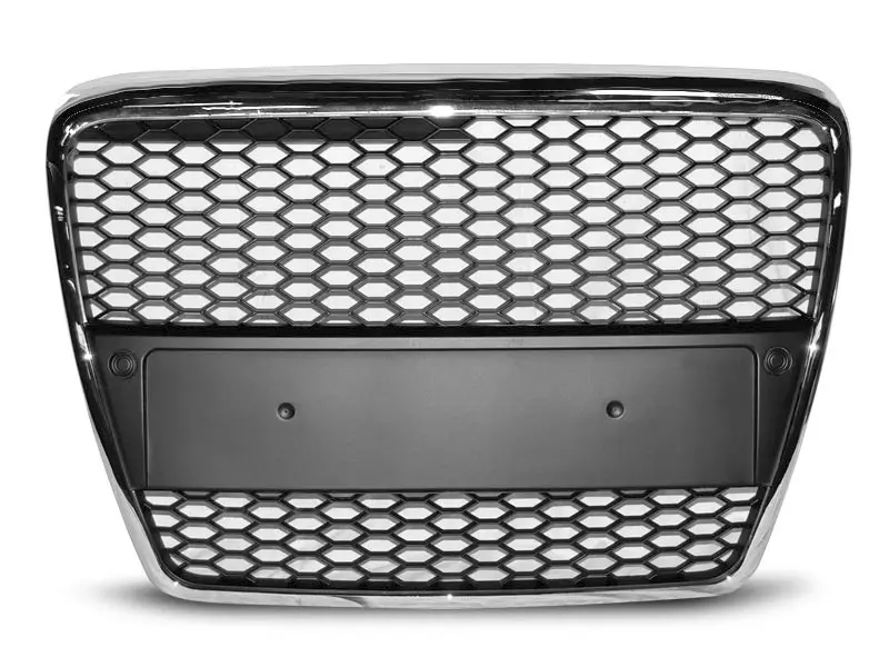 GRILL Audi A6 C6 2004 - 2008 | SPORT CHROME-BLACK – bilde 2