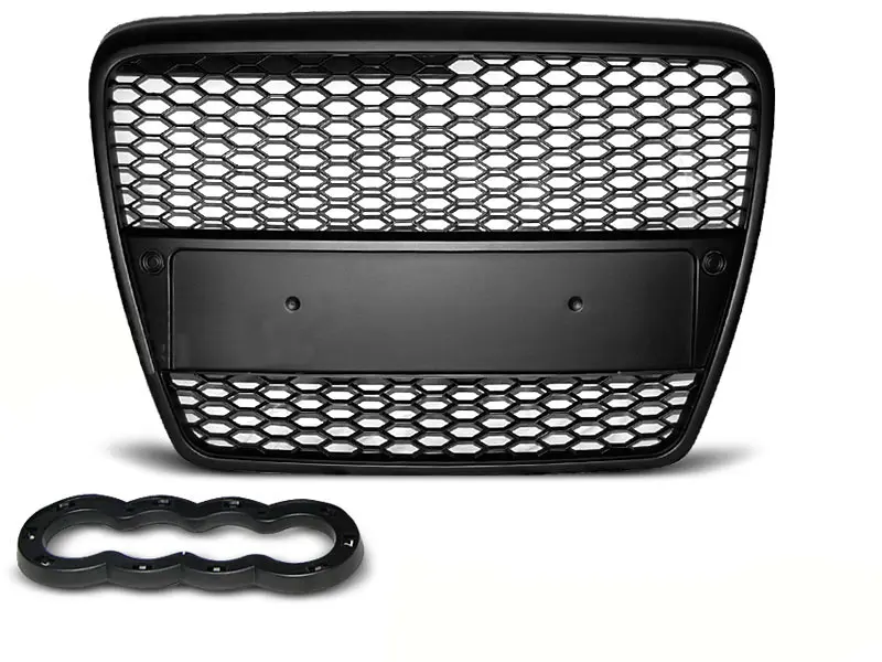 GRILL AUDI A6 (C6) 2004-2008 | SPORT MATT BLACK Image 2