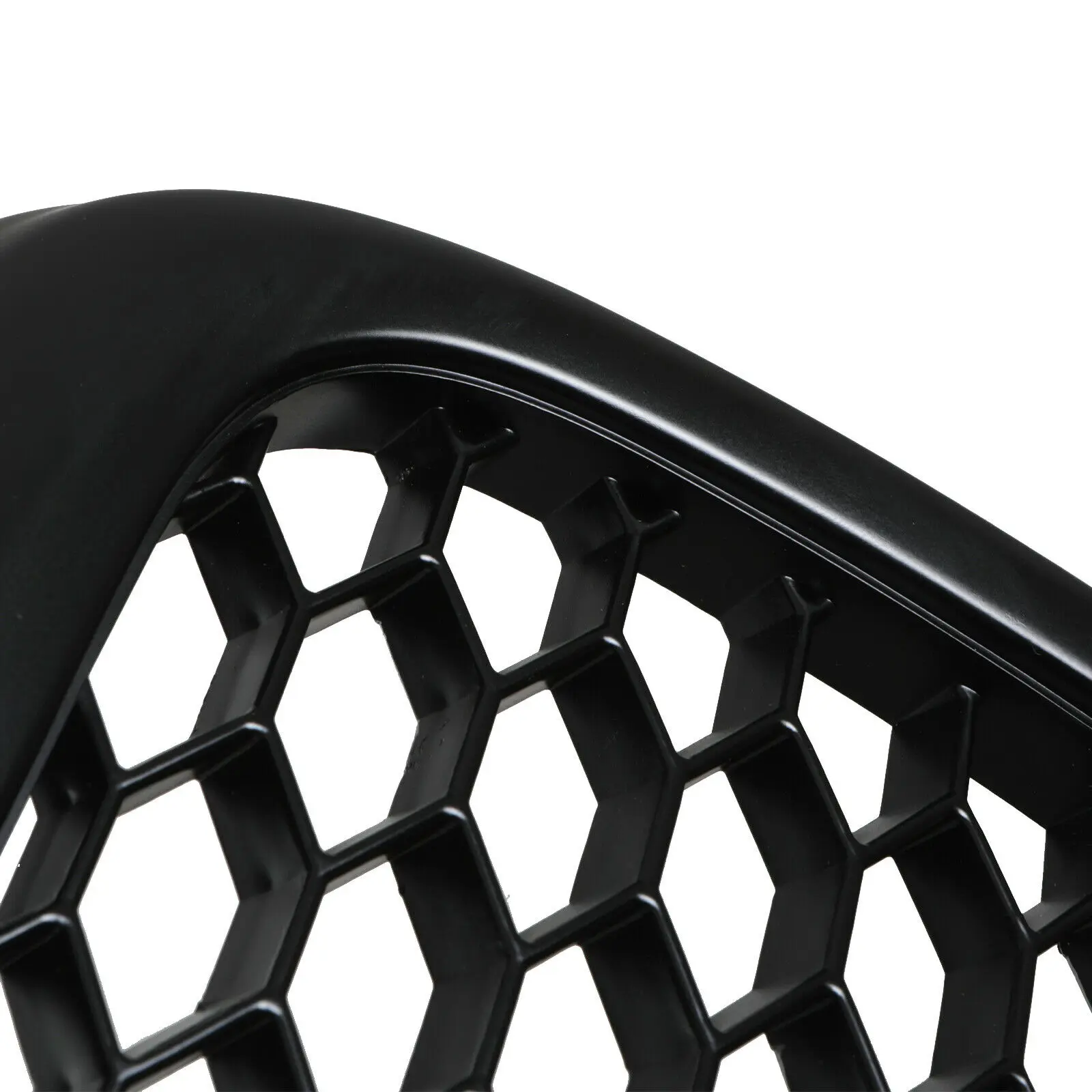 Black Front Honeycomb Bumper Grill Grille Für Audi Produktbild-Vorschau 12