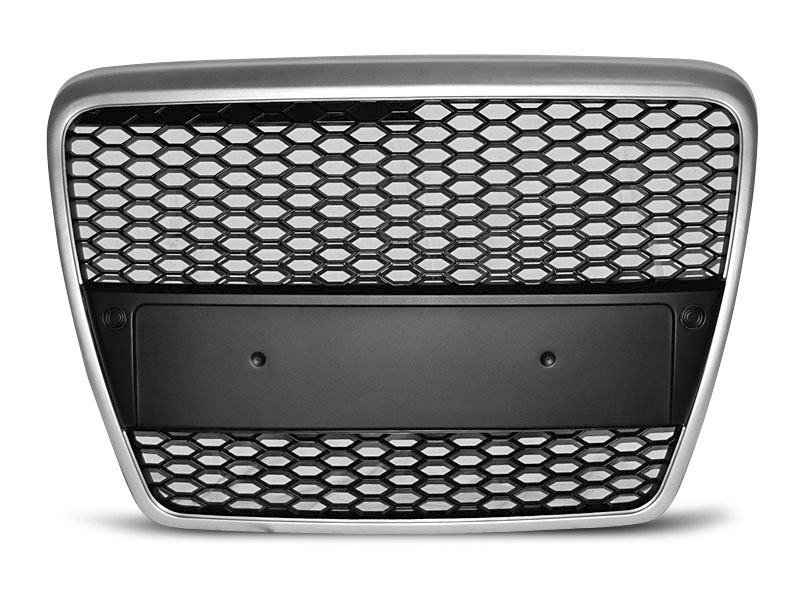 GRILL Audi A6 C6 2004 - 2008 | SPORT SILVER BLACK – bilde 2