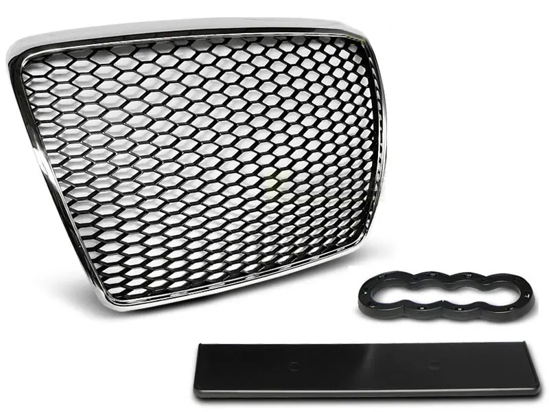 Grill Audi A6 C6 Facelift 2008 - 2011 | SPORT CHROME-BLACK