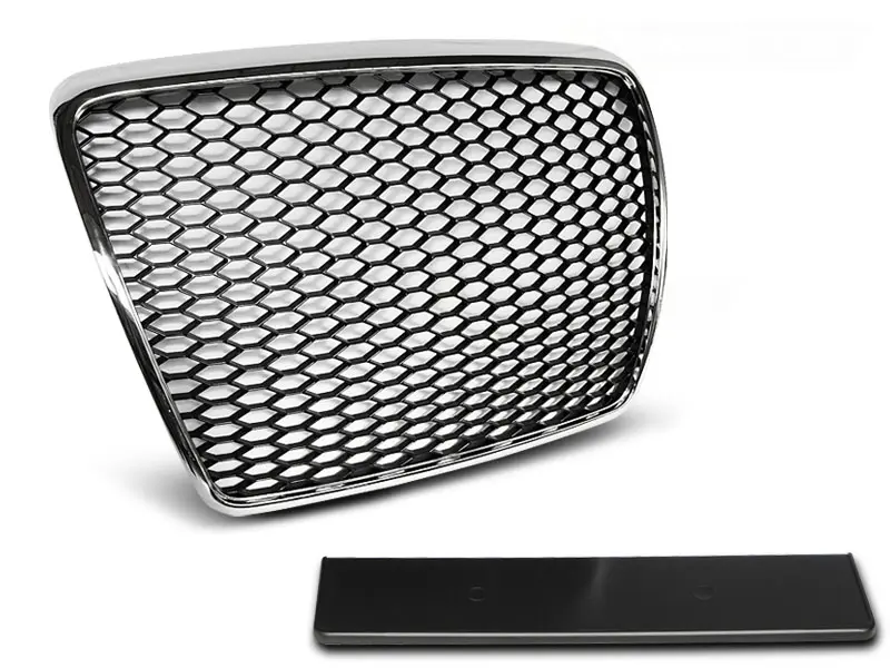 Grill Audi A6 C6 Facelift 2008 - 2011 | SPORT CHROME-BLACK – bilde 2