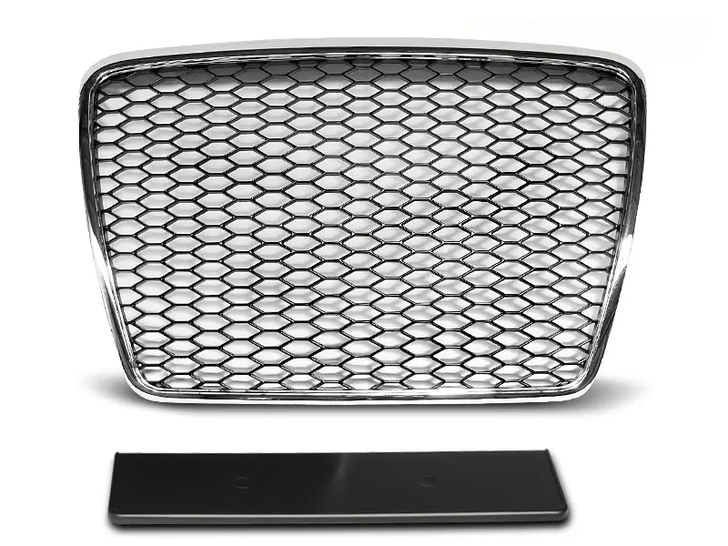 Grill Audi A6 C6 Facelift 2008 - 2011 | SPORT CHROME-BLACK – bilde 4