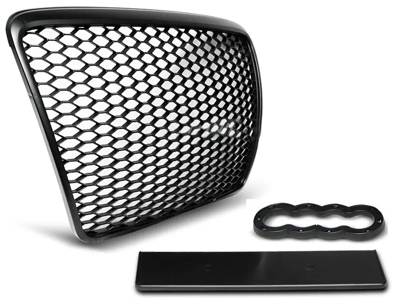 Grill Audi A6 C6 Facelift 2008 - 2011 | SPORT MATT BLACK Image 2