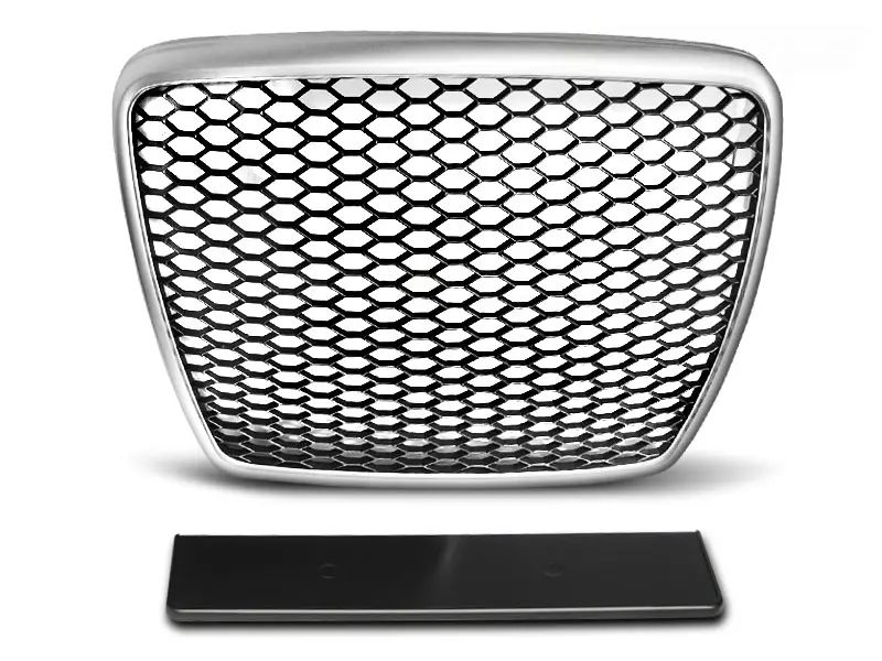 Grill Audi A6 C6 Facelift 2008 - 2011 | SPORT SILVER-BLACK – bilde 5