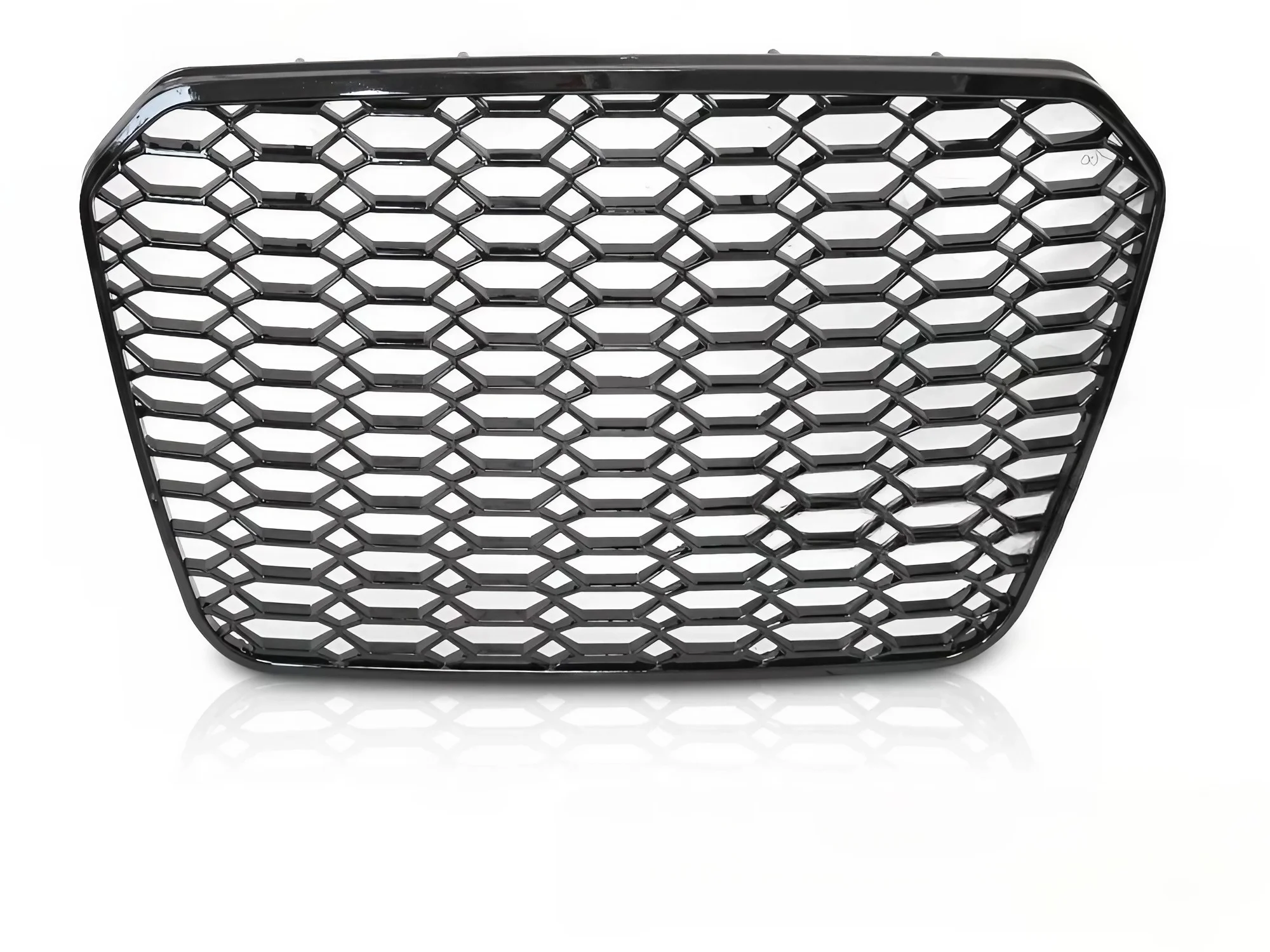Grill Audi A6 (C7) 2011 - 2014 │ Sportsgrill RS-stil - svart høyglans PDC – bilde 2