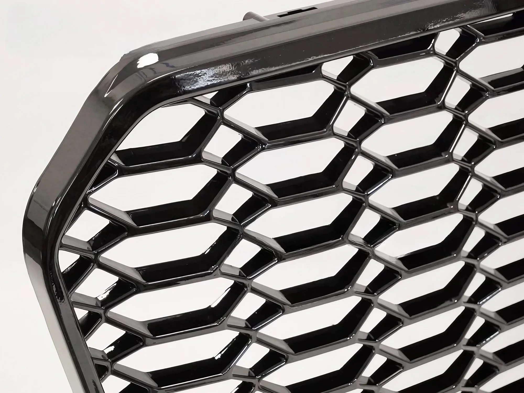 Grill Audi A6 (C7) 2011 - 2014 │ Sportsgrill RS-stil - svart høyglans PDC – bilde 4