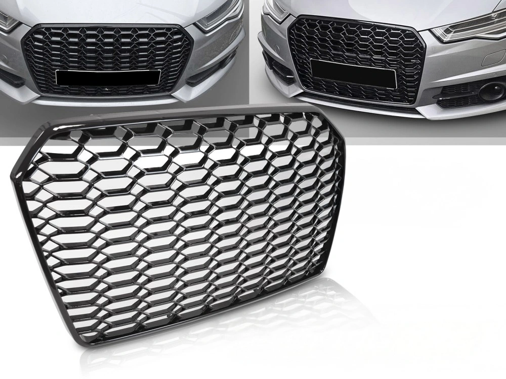 Grill Audi A6 C7 2014 – 2018 │ RS6 Design Black Edition