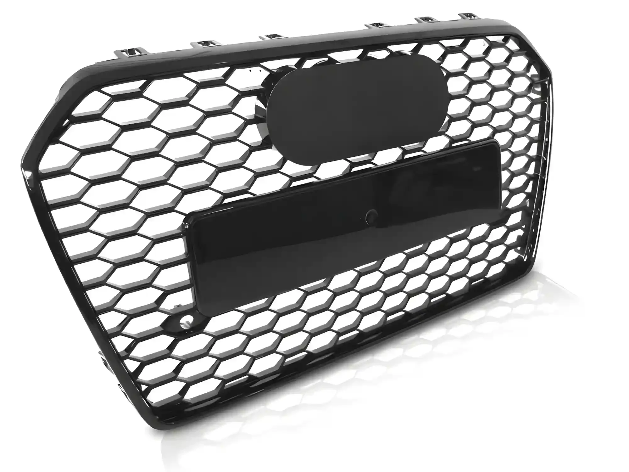 Grill Audi A6 (C7) 2014 - 2018 │ Sportsgrill RS-stil - svart høyglans PDC