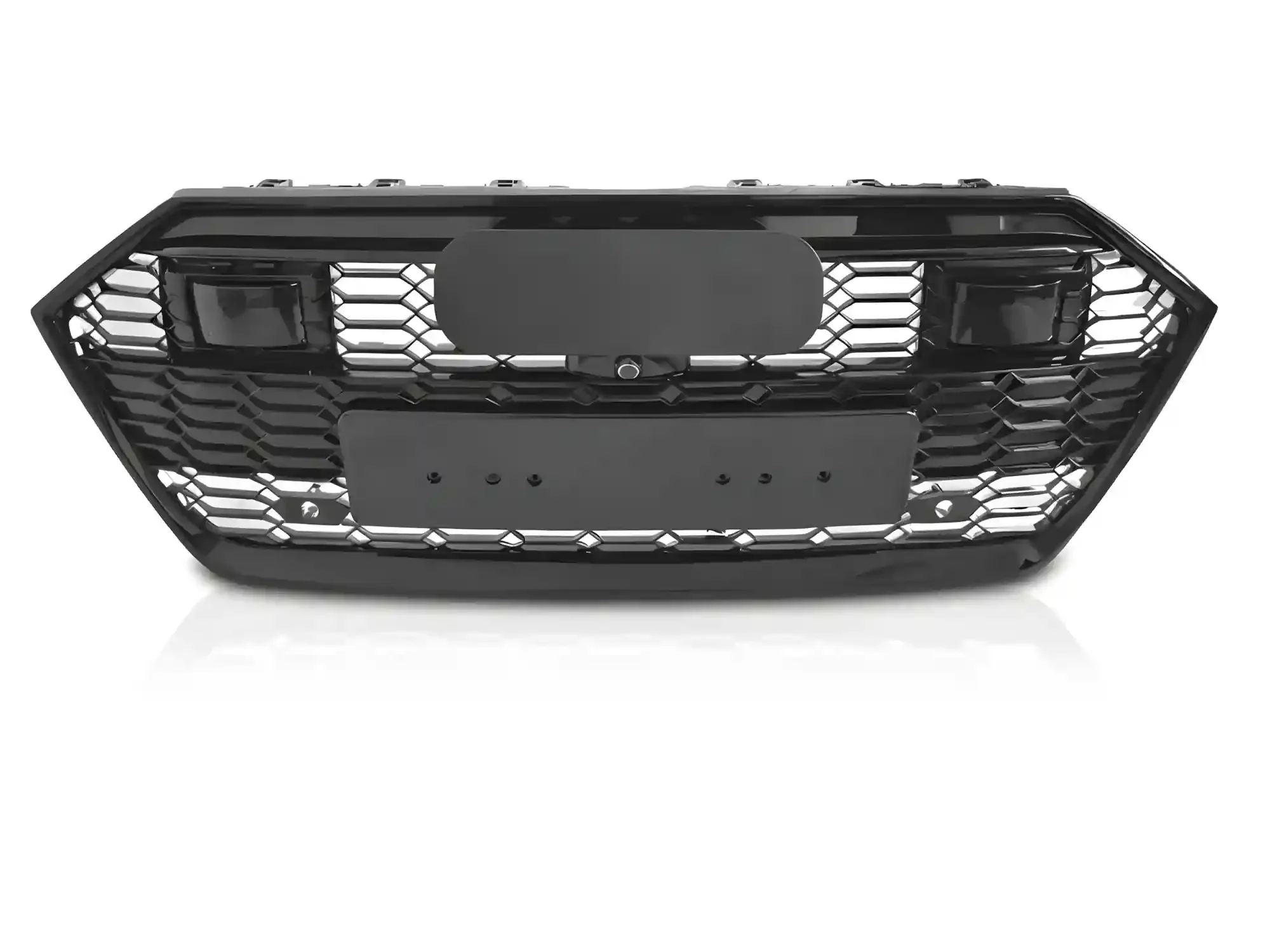 Grill Audi A7 (C8) 2018 - 2023 │ Sportsgrill RS-stil - svart høyglans PDC ACC – bilde 2