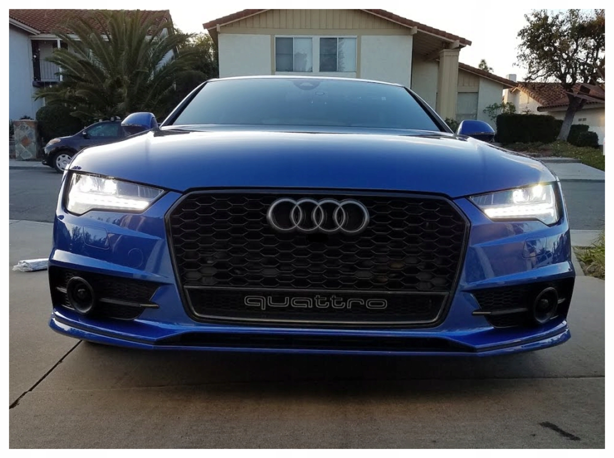 Grill Audi A7 Sportback 4G Facelift 2014 - 2018 | RS7 Design Glossy Black Edition – bilde 11