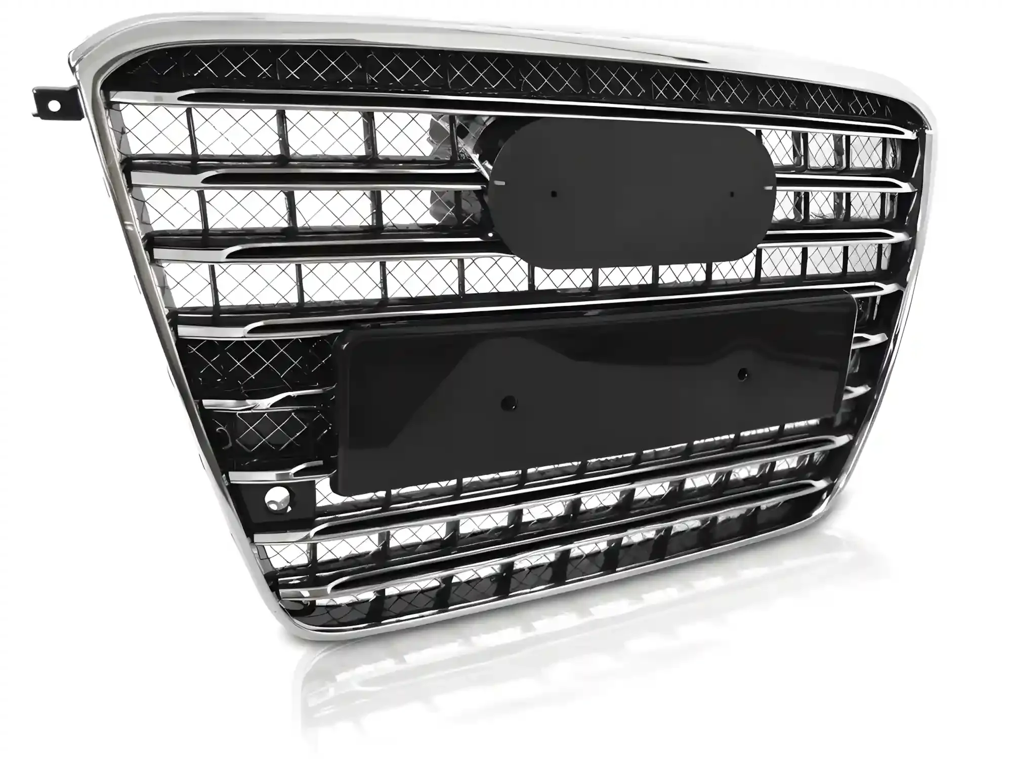 Grill Audi A8 (D4) 2009 - 2013 │ Sportsgrill - svart / chrome PDC