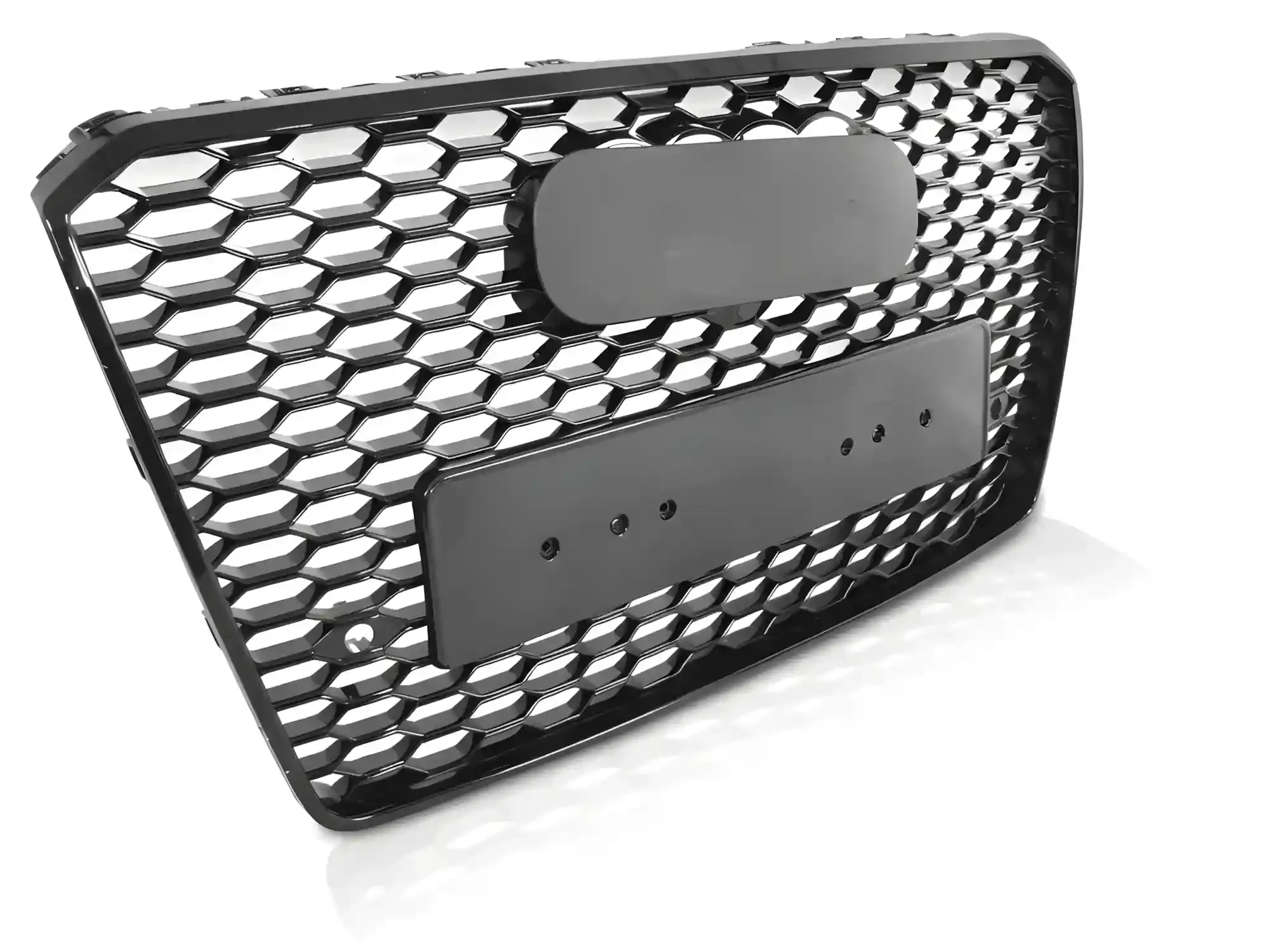 Grill Audi A8 (D4) 2013 - 2017 │ Sportsgrill RS-stil - svart høyglans PDC