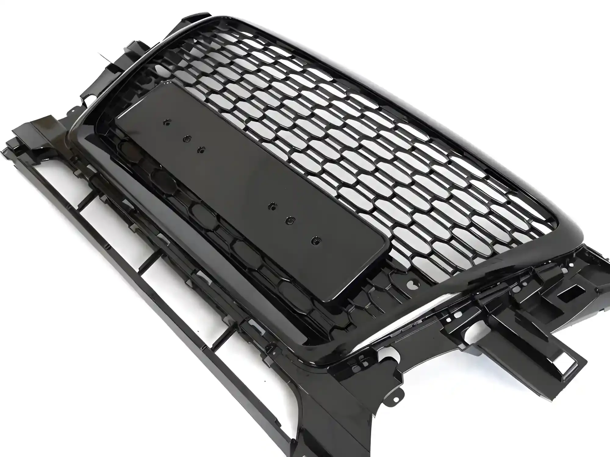 Grill Audi Q5 (8R) 2008 - 2012 │ Sportsgrill RS-stil - svart høyglans PDC – bilde 3