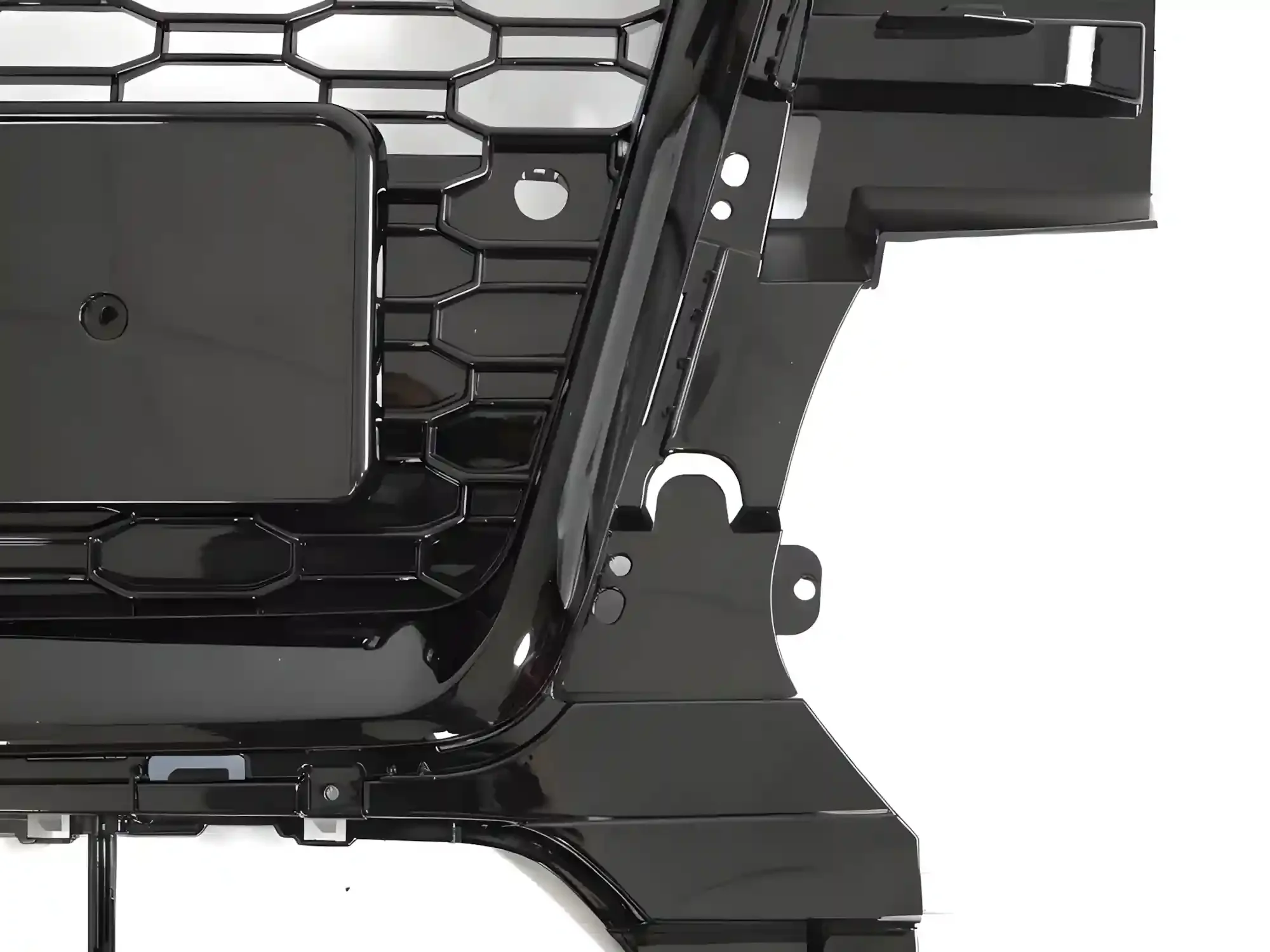 Grill Audi Q5 (8R) 2008 - 2012 │ Sportsgrill RS-stil - svart høyglans PDC – bilde 4