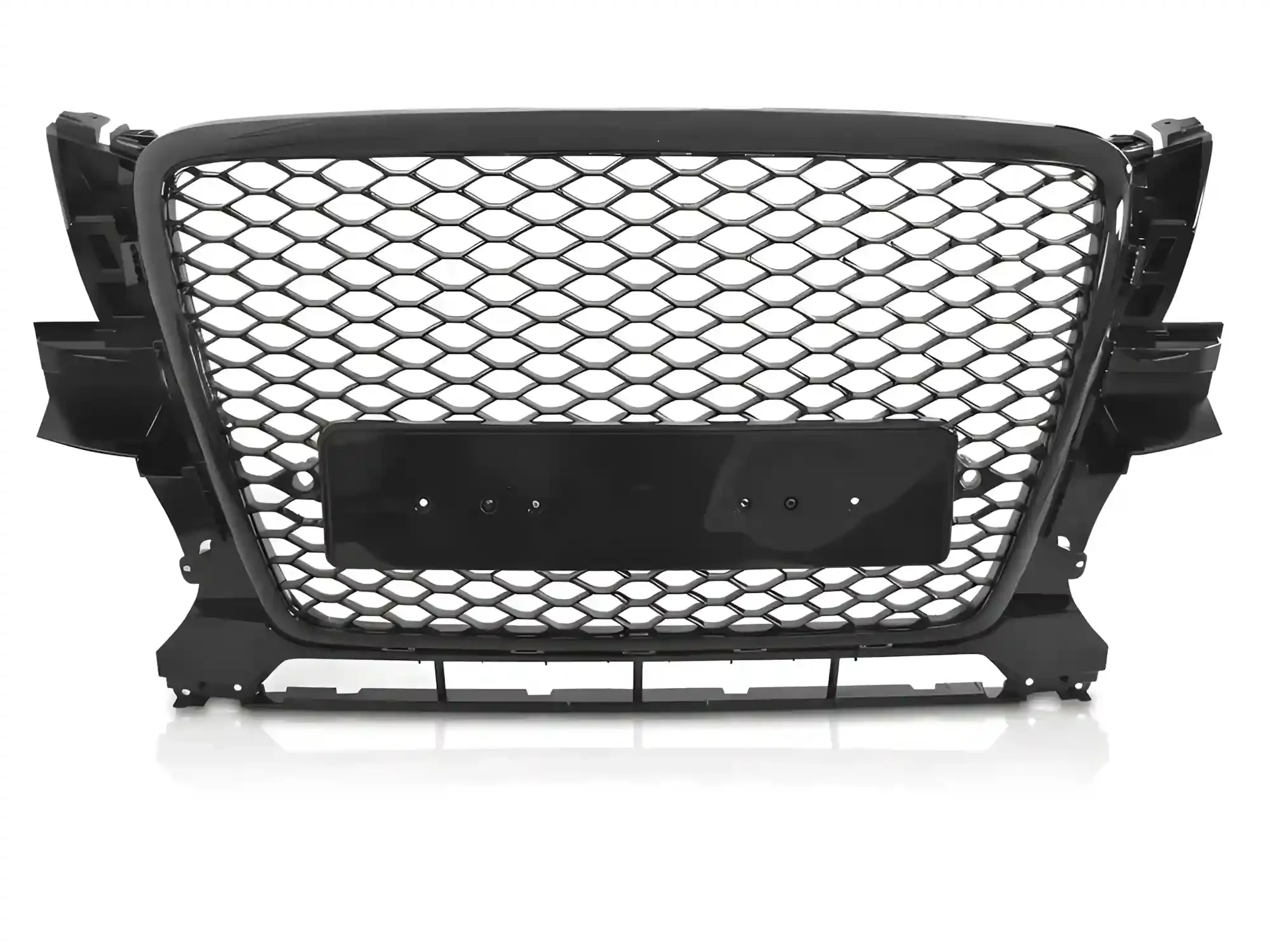 Grill Audi Q5 (8R) 2008 - 2012 │ Sportsgrill RS-stil - svart høyglans PDC – bilde 2