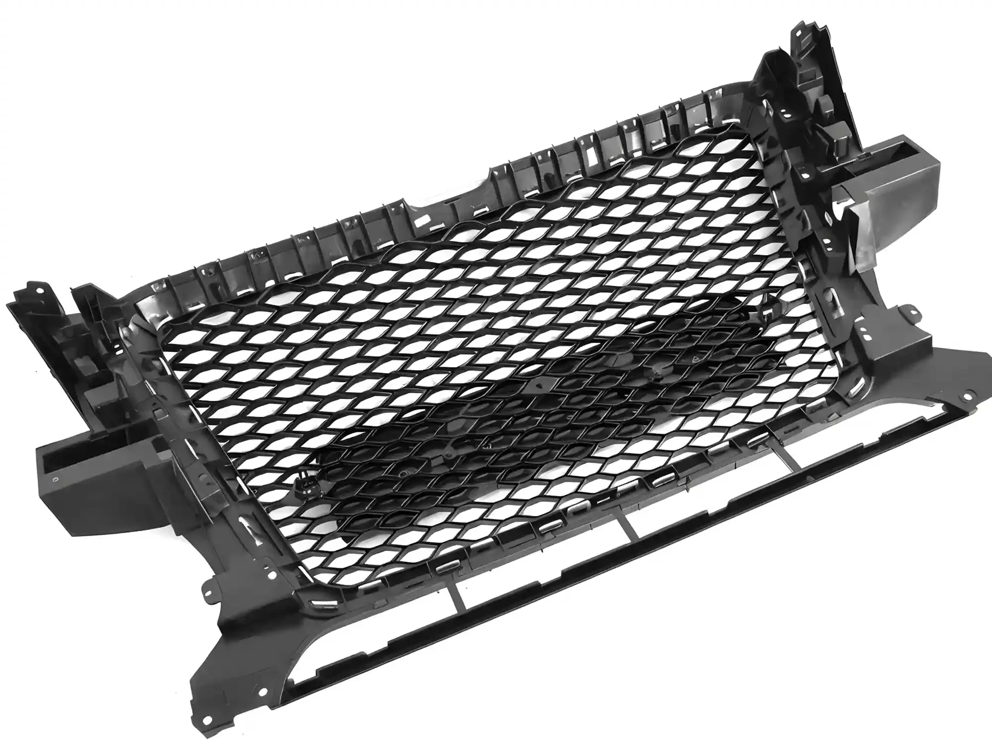 Grill Audi Q5 (8R) 2008 - 2012 │ Sportsgrill RS-stil - svart høyglans PDC – bilde 5