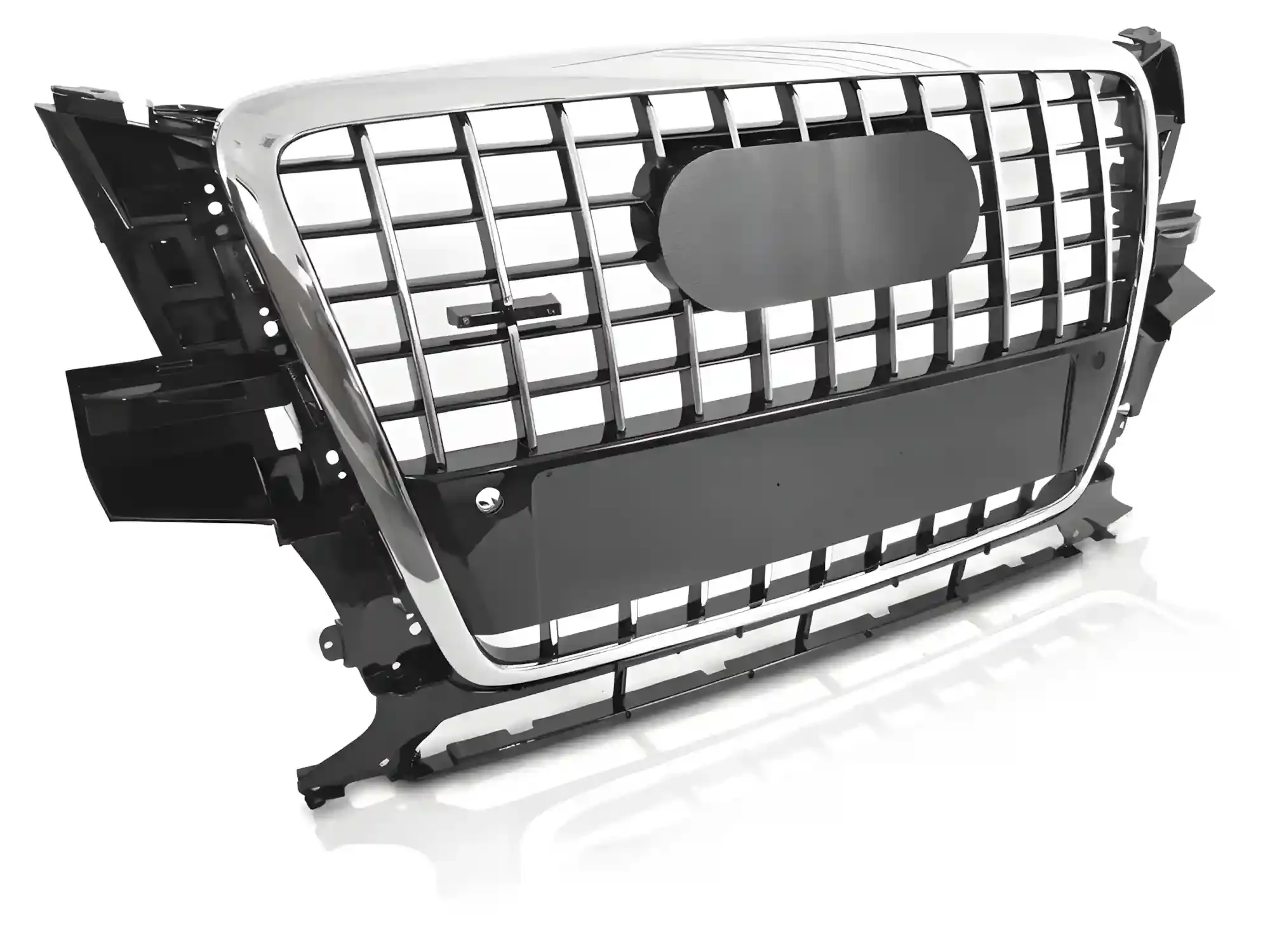 Grill Audi Q5 (8R) 2008 - 2012 │ Sportsgrill S-stil - svart / chrome PDC