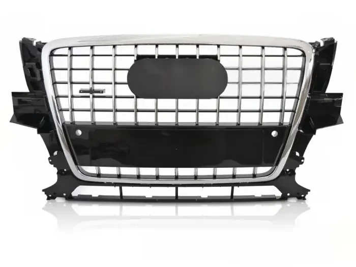 Grill Audi Q5 (8R) 2008 - 2012 │ Sportsgrill S-stil - svart / chrome PDC – bilde 2