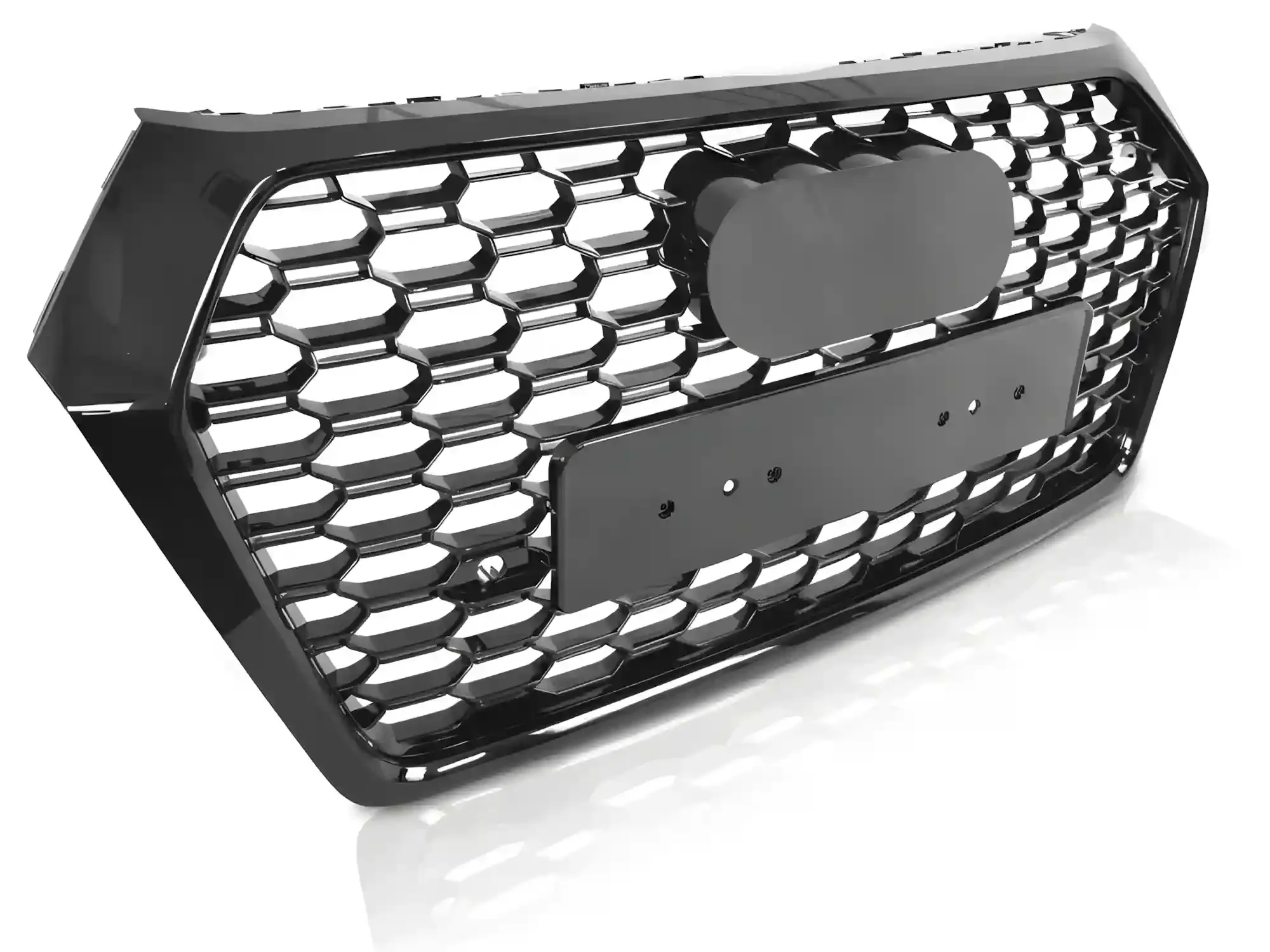Grill Audi Q5 (FY) 2016 - 2020 │ Sportsgrill RS-stil - svart høyglans PDC