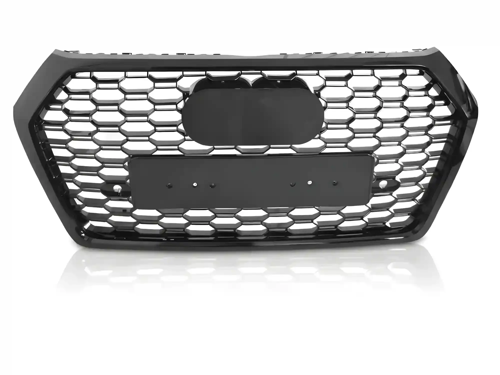 Grill Audi Q5 (FY) 2016 - 2020 │ Sportsgrill RS-stil - svart høyglans PDC – bilde 2