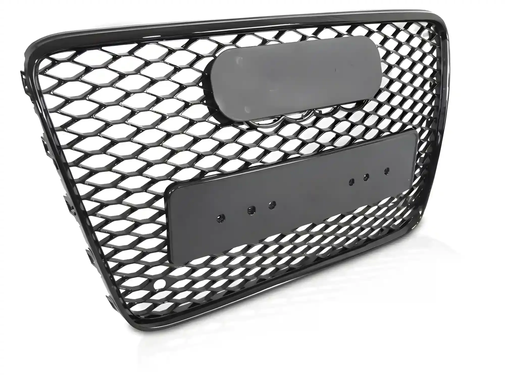 Grill Audi Q7 (4L) 2005 - 2015 │ Sportsgrill RS-stil - svart høyglans PDC