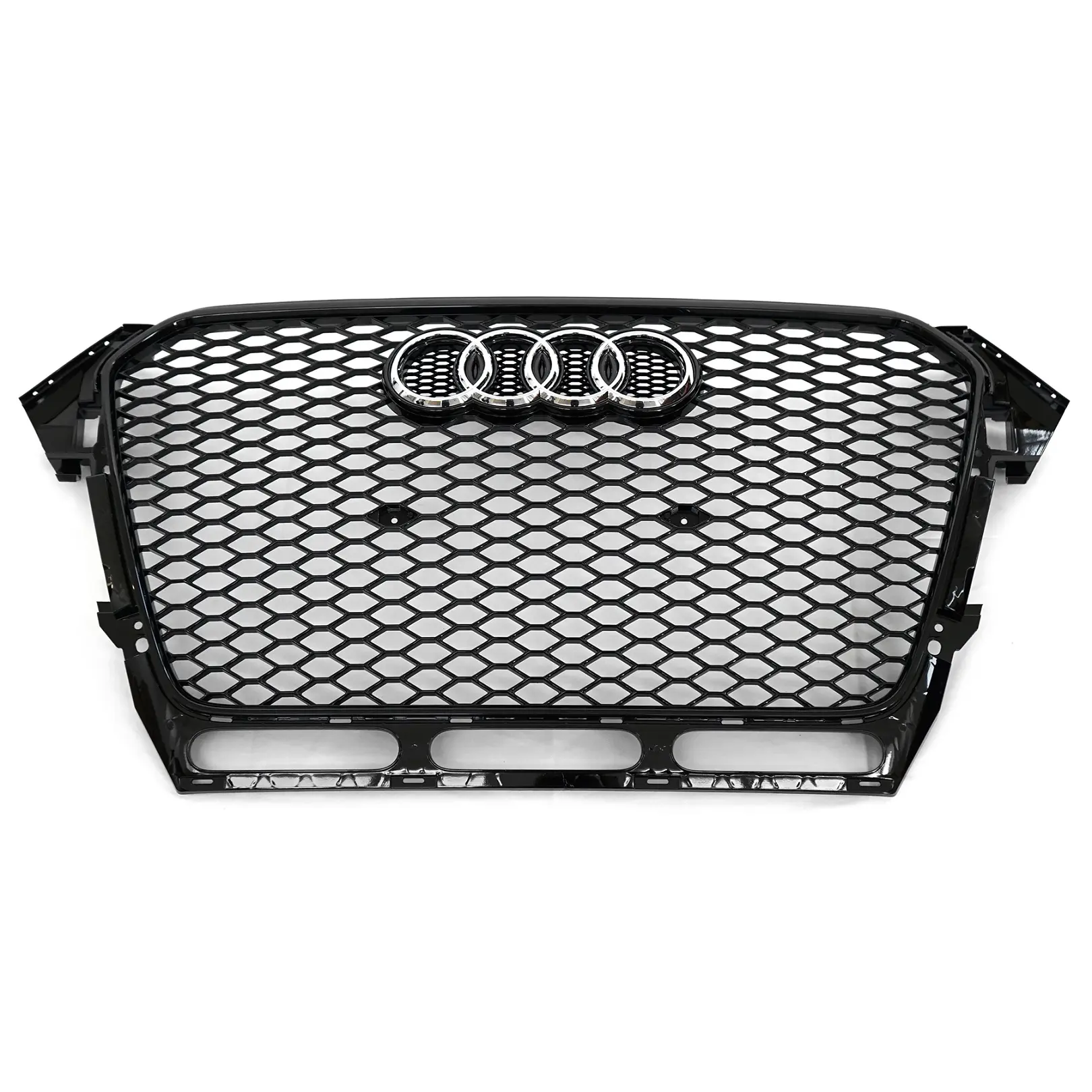 Grill Audi RS4 2012 - 2016 | med krom Audi-logoen – bilde 3