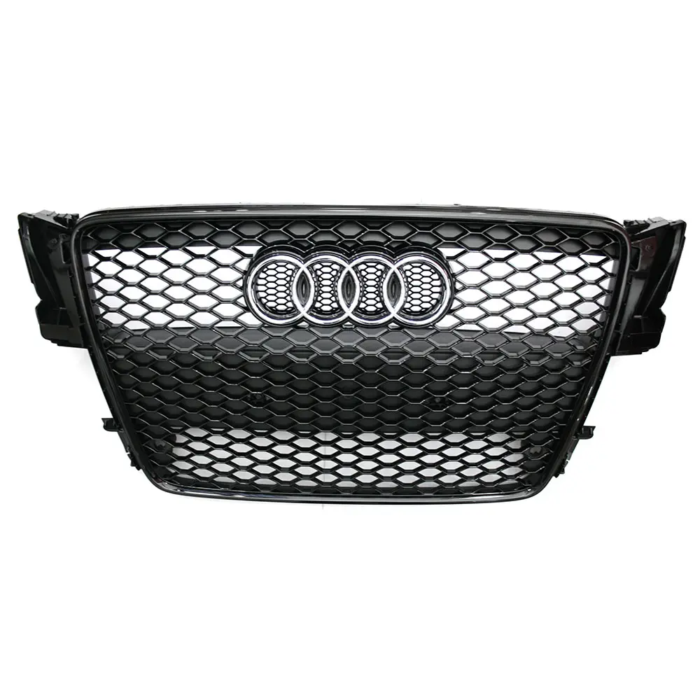 Grill Audi RS5 Coupe 2010 - 2016 facelift │ med krom Audi-logoen – bilde 3