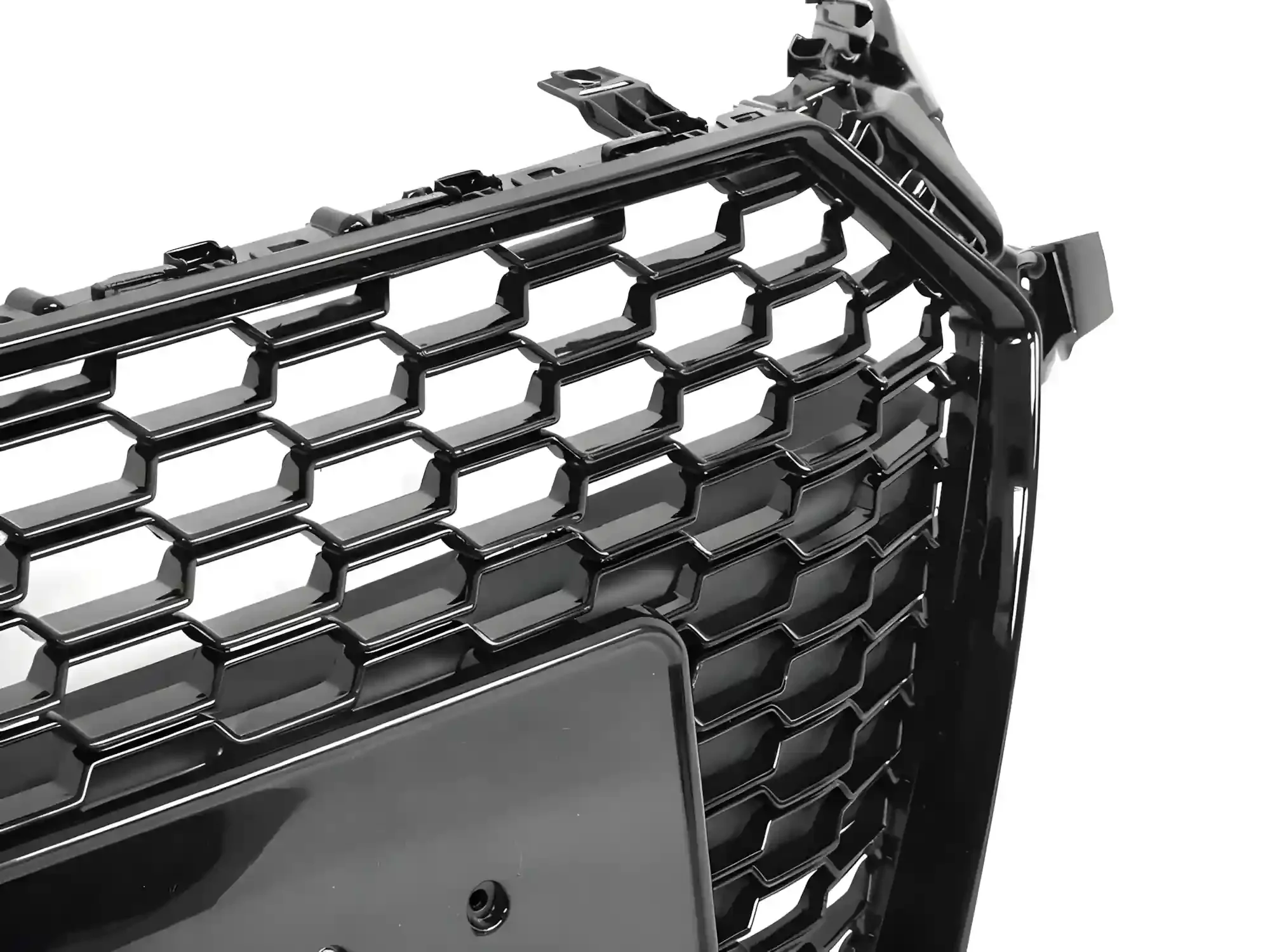 Grill Audi TT (8S) 2014 - 2018 │ Sportsgrill RS-stil - svart høyglans PDC (wide frame) – bilde 4
