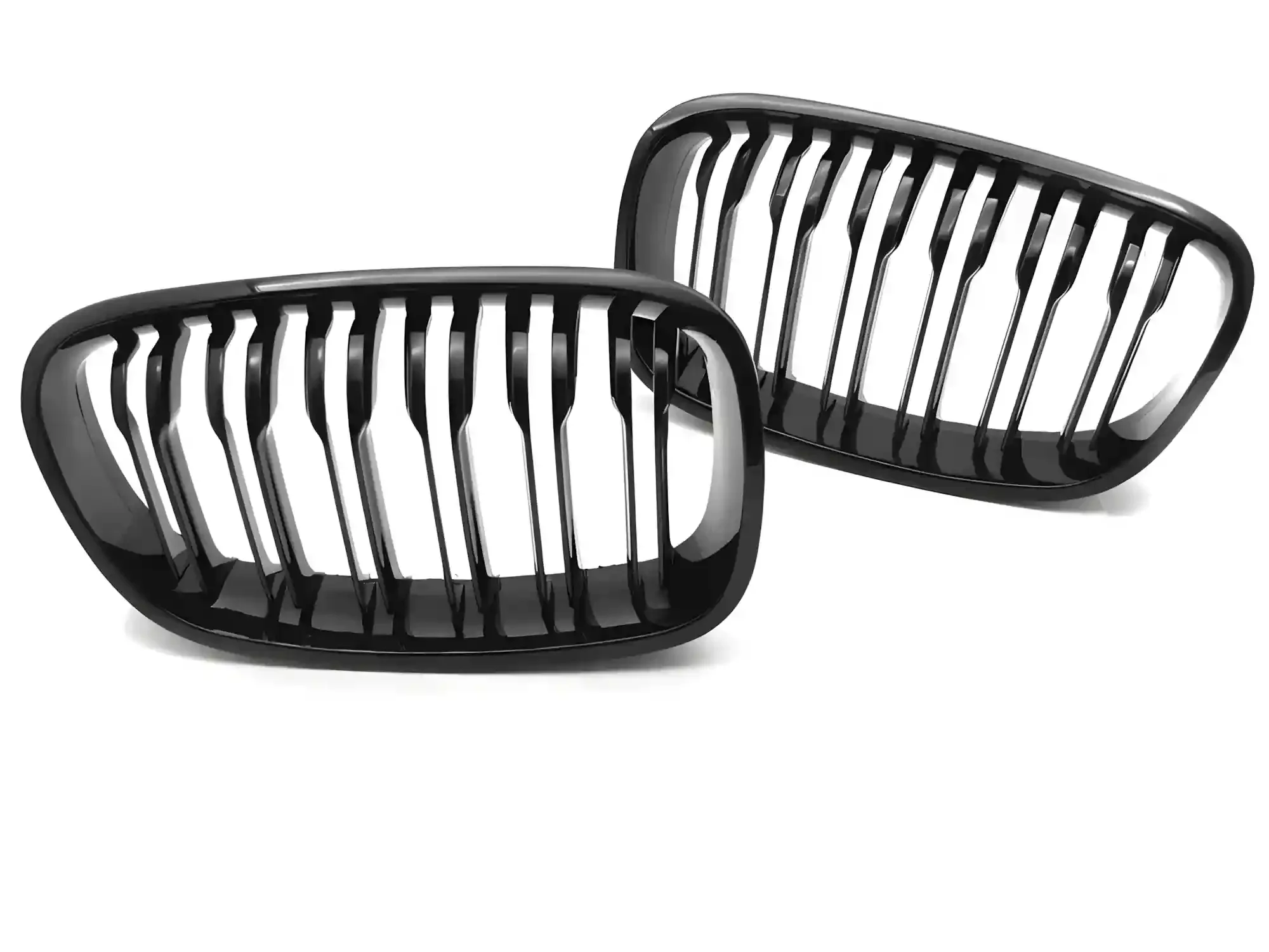 Grill BMW 1 (F20 / F21) 2010 - 2014 │ Sportsgrill - svart høyglans double bar