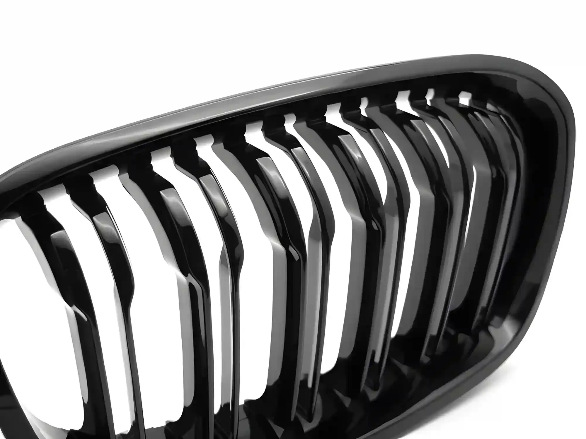 Grill BMW 1 (F20 / F21) 2010 - 2014 │ Sportsgrill - svart høyglans double bar – bilde 3