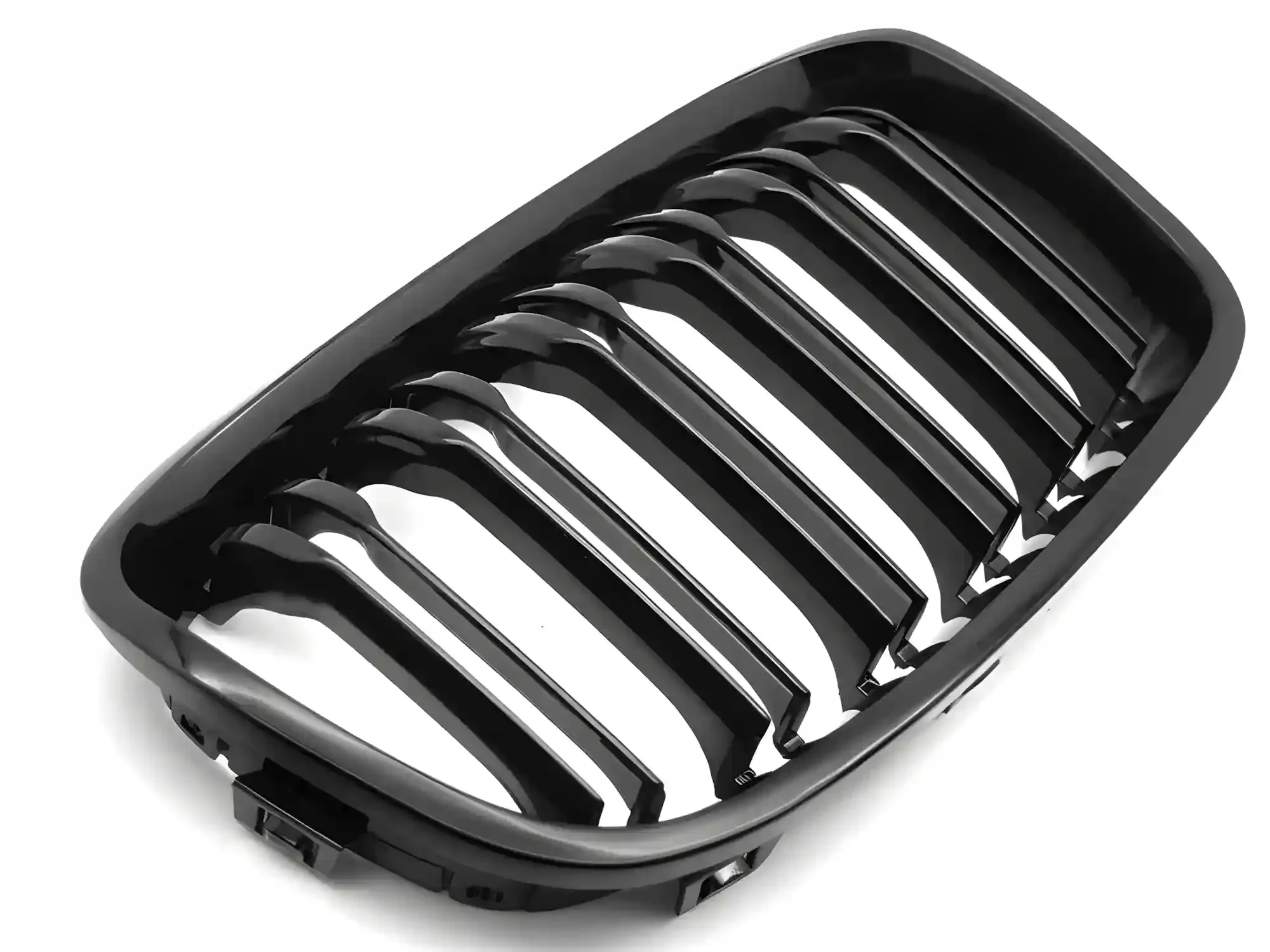 Grill BMW 1 (F20 / F21) 2010 - 2014 │ Sportsgrill - svart høyglans double bar – bilde 4