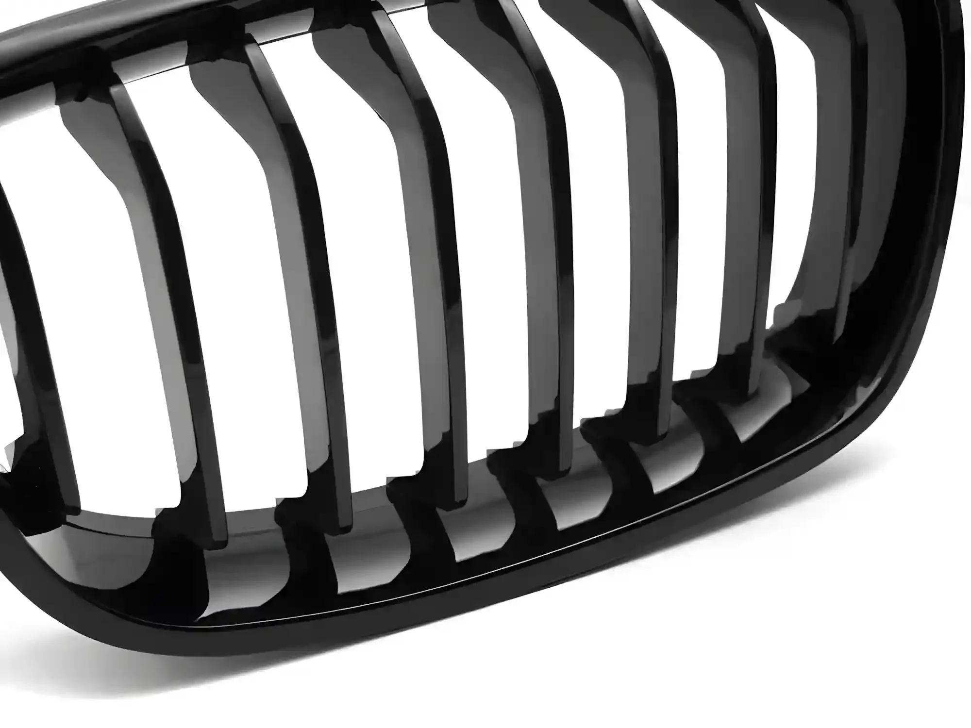 Grill BMW 1 (F20 / F21) 2011 - 2014 │ Sportsgrill - gloss black double bar – bilde 3