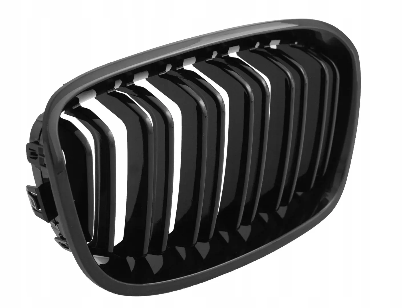 Grill BMW 1 (F20 / F21) 2011 - 2015 | GLOSSY BLACK DOUBLE BAR SPORT LOOK Image 4