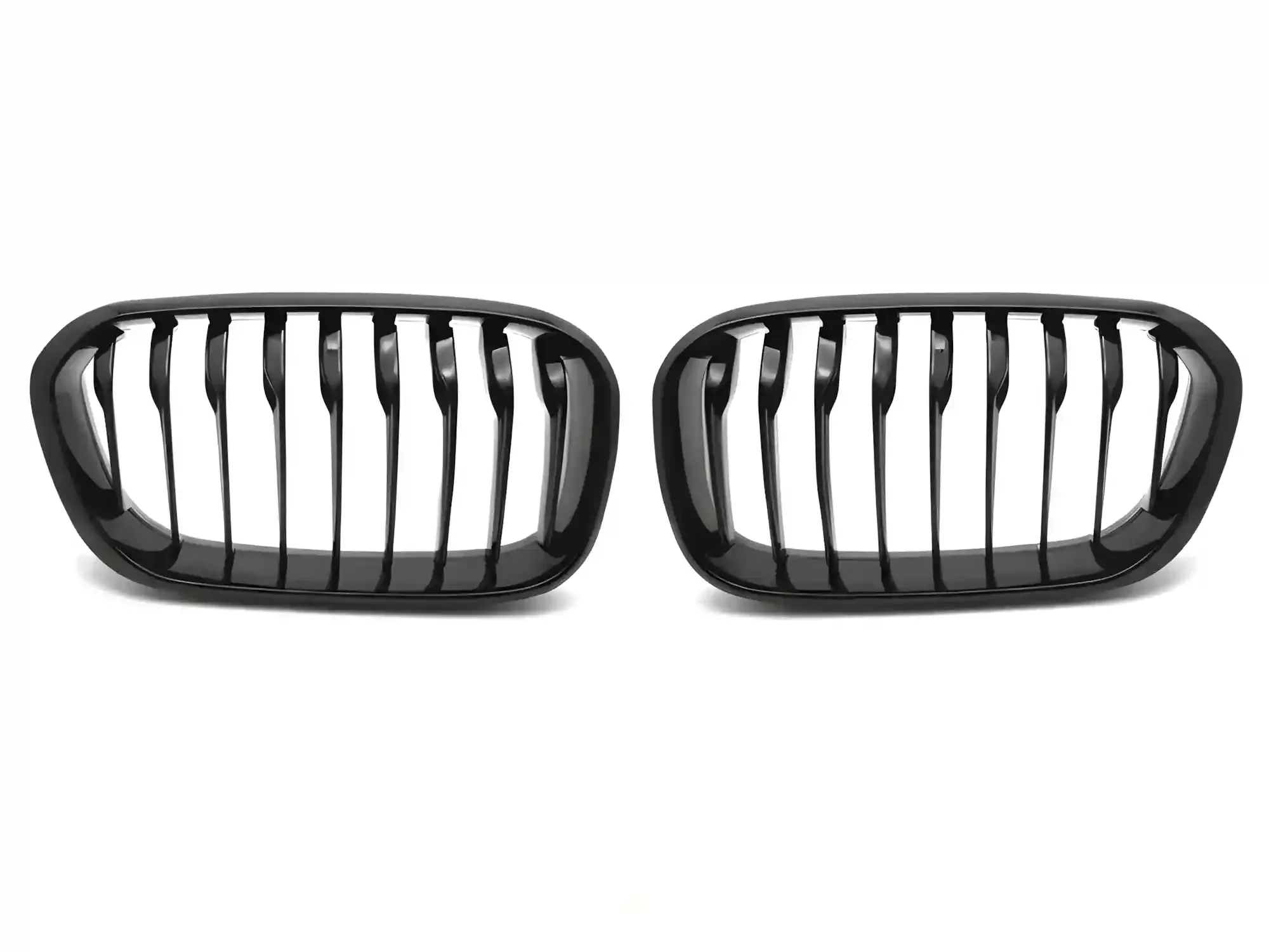 Grill BMW 1 (F20 / F21) Facelift 2015 - 2018 │ Sportsgrill - gloss black double bar – bilde 2