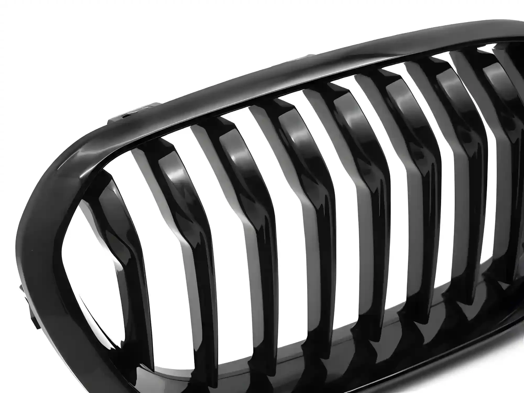 Grill BMW 1 (F20 / F21) Facelift 2015 - 2018 │ Sportsgrill - gloss black double bar – bilde 3