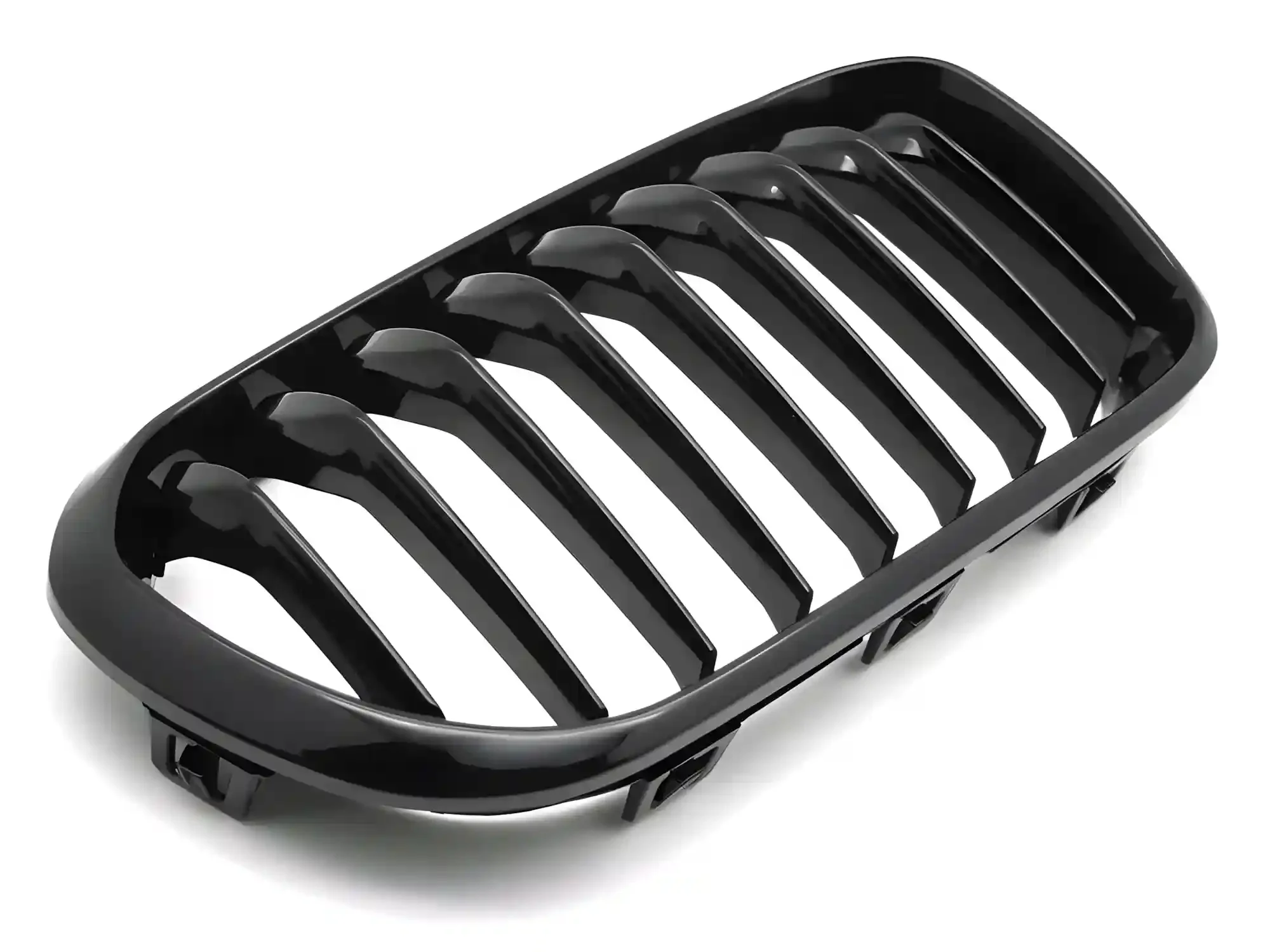 Grill BMW 1 (F20 / F21) Facelift 2015 - 2018 │ Sportsgrill - gloss black double bar – bilde 4