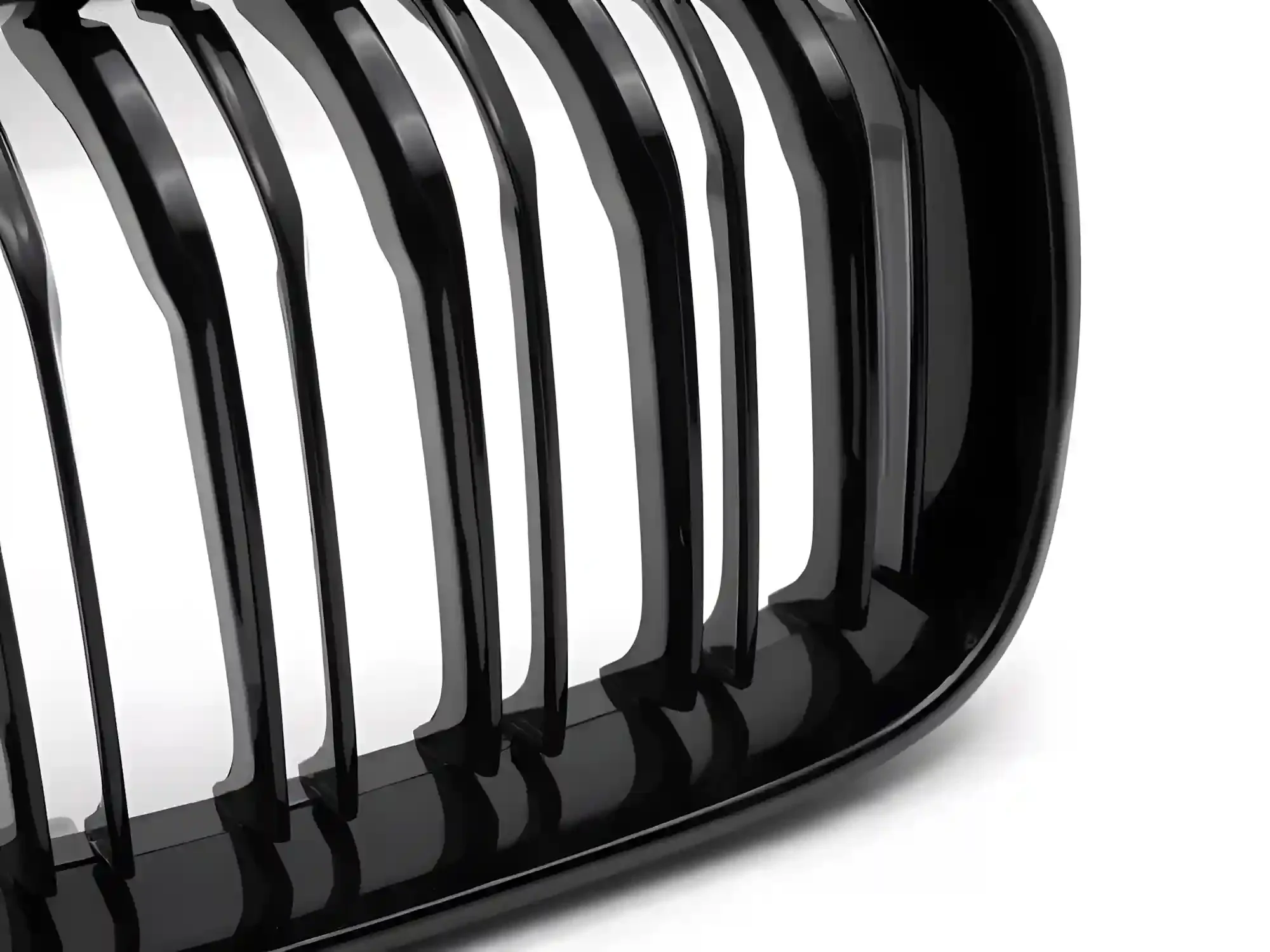 Grill BMW 1 (F20 / F21) Facelift 2015 - 2018 │ Sportsgrill - svart høyglans double bar – bilde 4