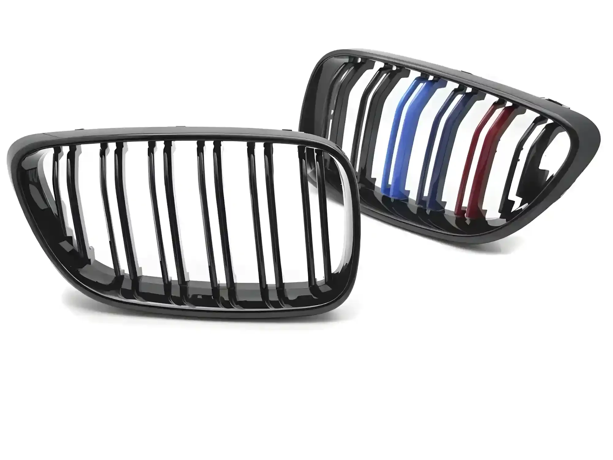 Grill BMW 2 (F22 / F23) 2013 - 2021 │ Sportsgrill M Performance-stil - gloss black tri-colour double bar