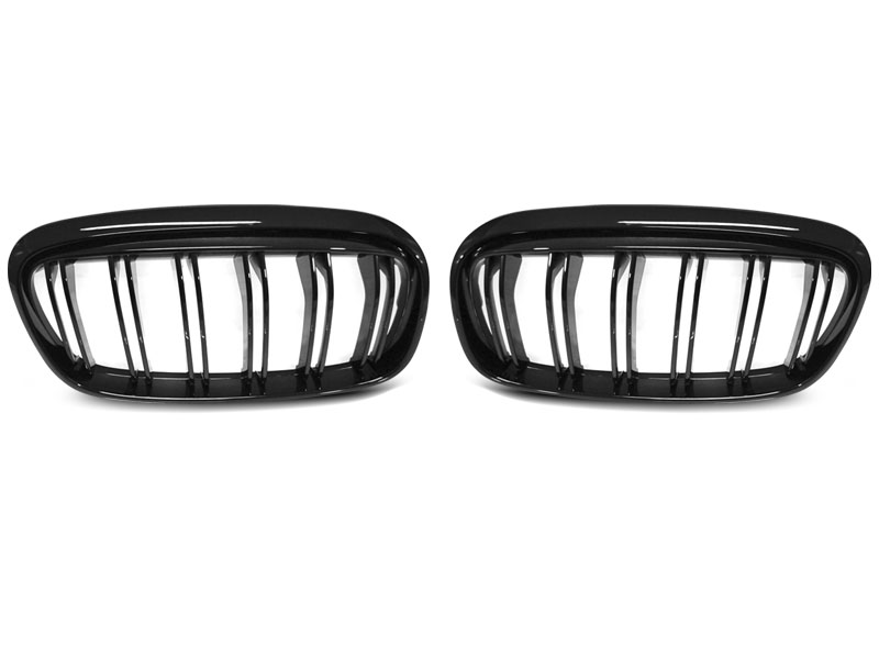 Grill BMW 2 (F45/F46) 2014 - 2018 │ GLOSSY BLACK DOUBLE BAR – bilde 4