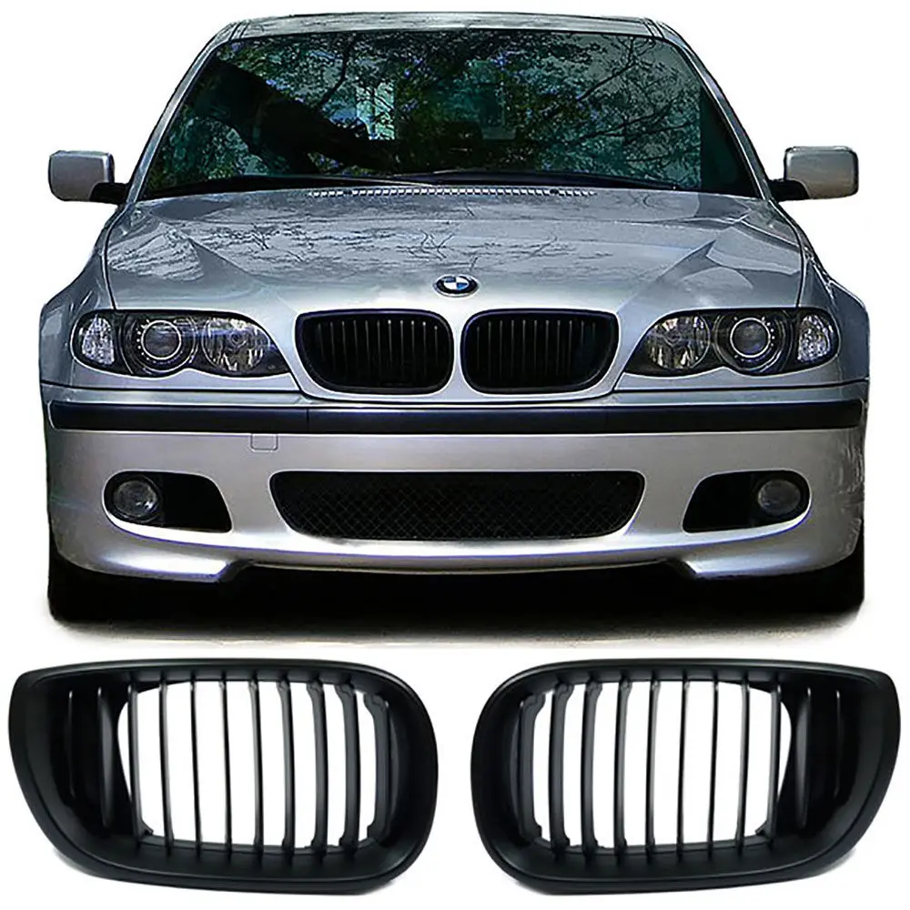 Grill BMW 3 (E46) LCI 2001 - 2005 | BLACK – bilde 6