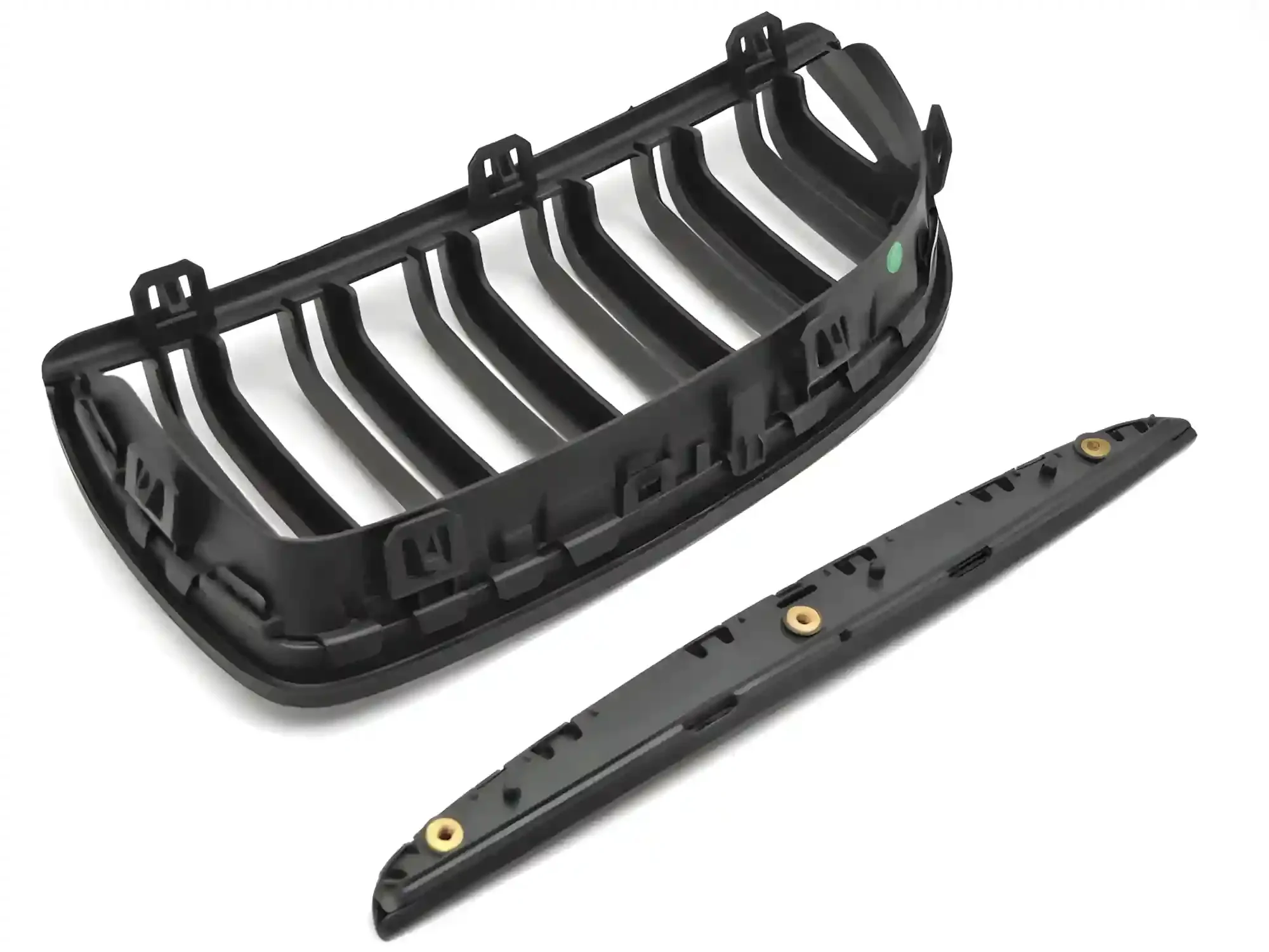 Grill BMW 3 (E90 / E91) 2005 - 2008 │ Sportsgrill - matt black double bar – bilde 5