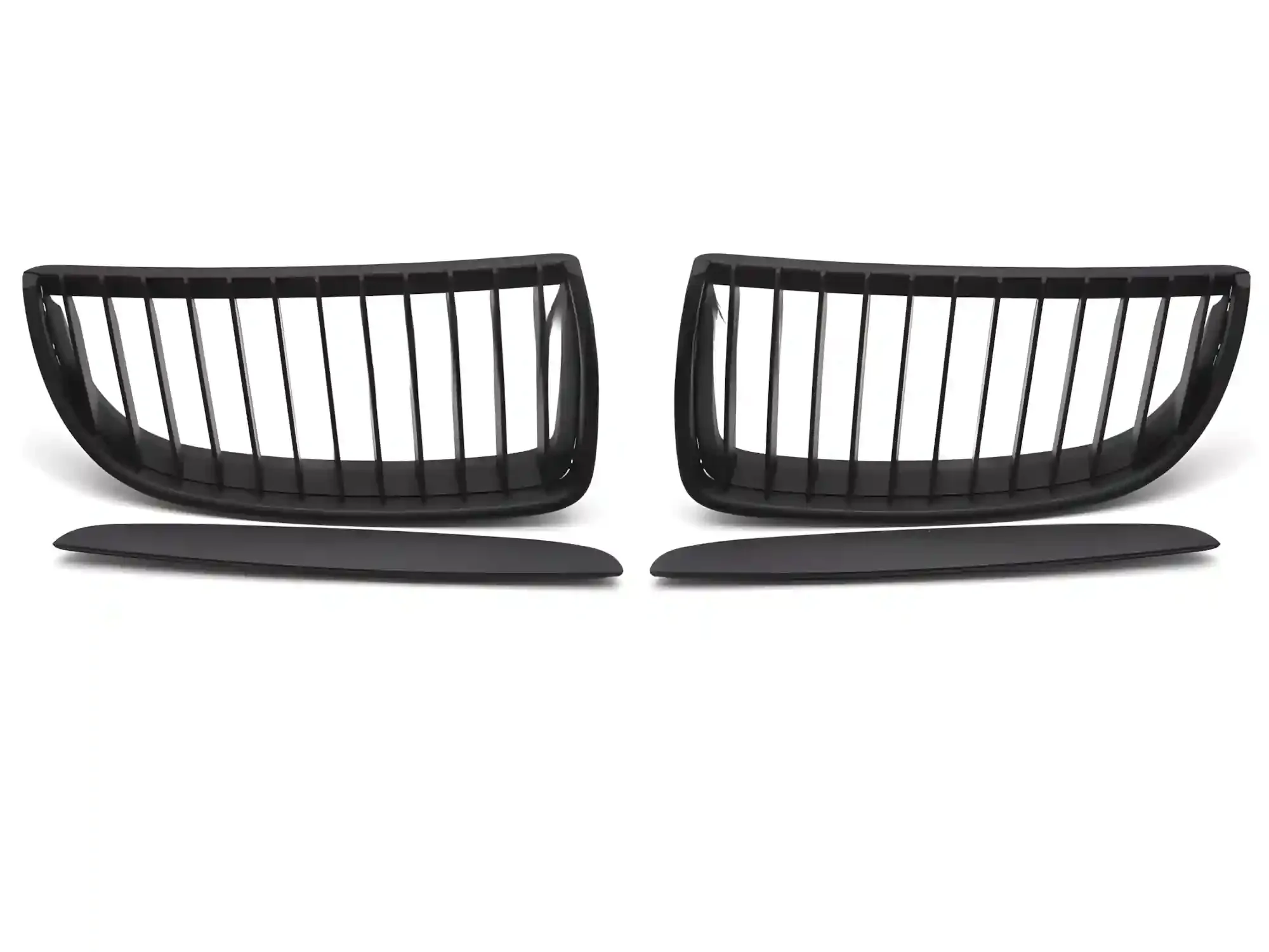 Grill BMW 3 (E90 / E91) 2005 - 2008 │ Sportsgrill - matt svart double bar – bilde 2