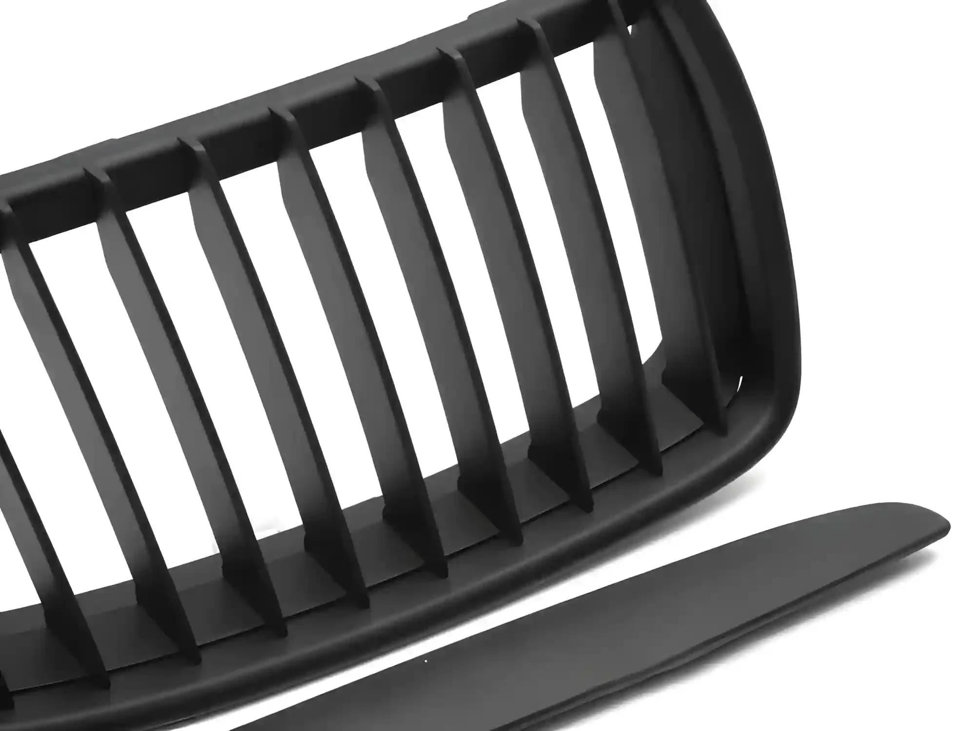 Grill BMW 3 (E90 / E91) 2005 - 2008 │ Sportsgrill - matt svart double bar – bilde 3