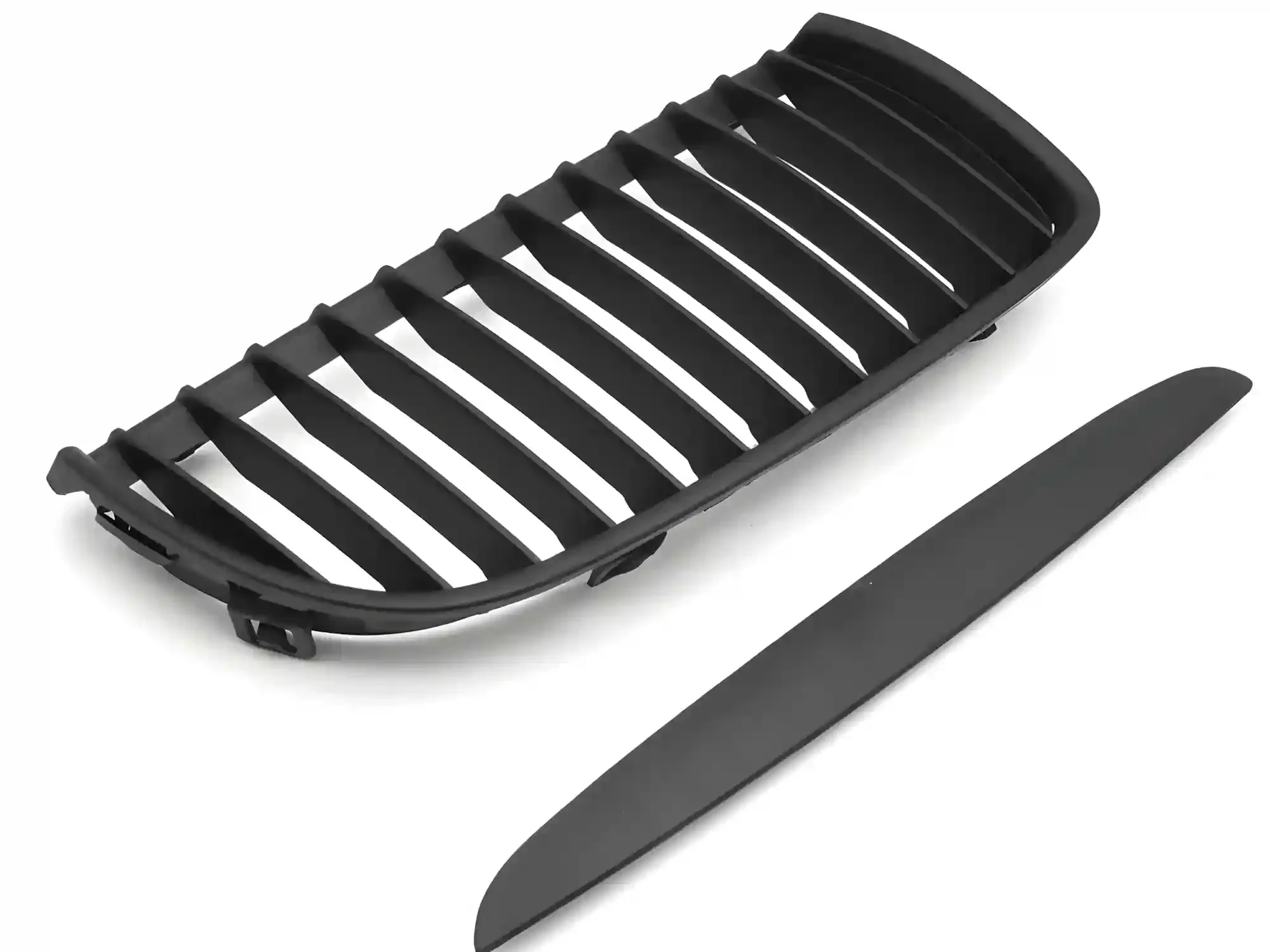 Grill BMW 3 (E90 / E91) 2005 - 2008 │ Sportsgrill - matt svart double bar – bilde 4