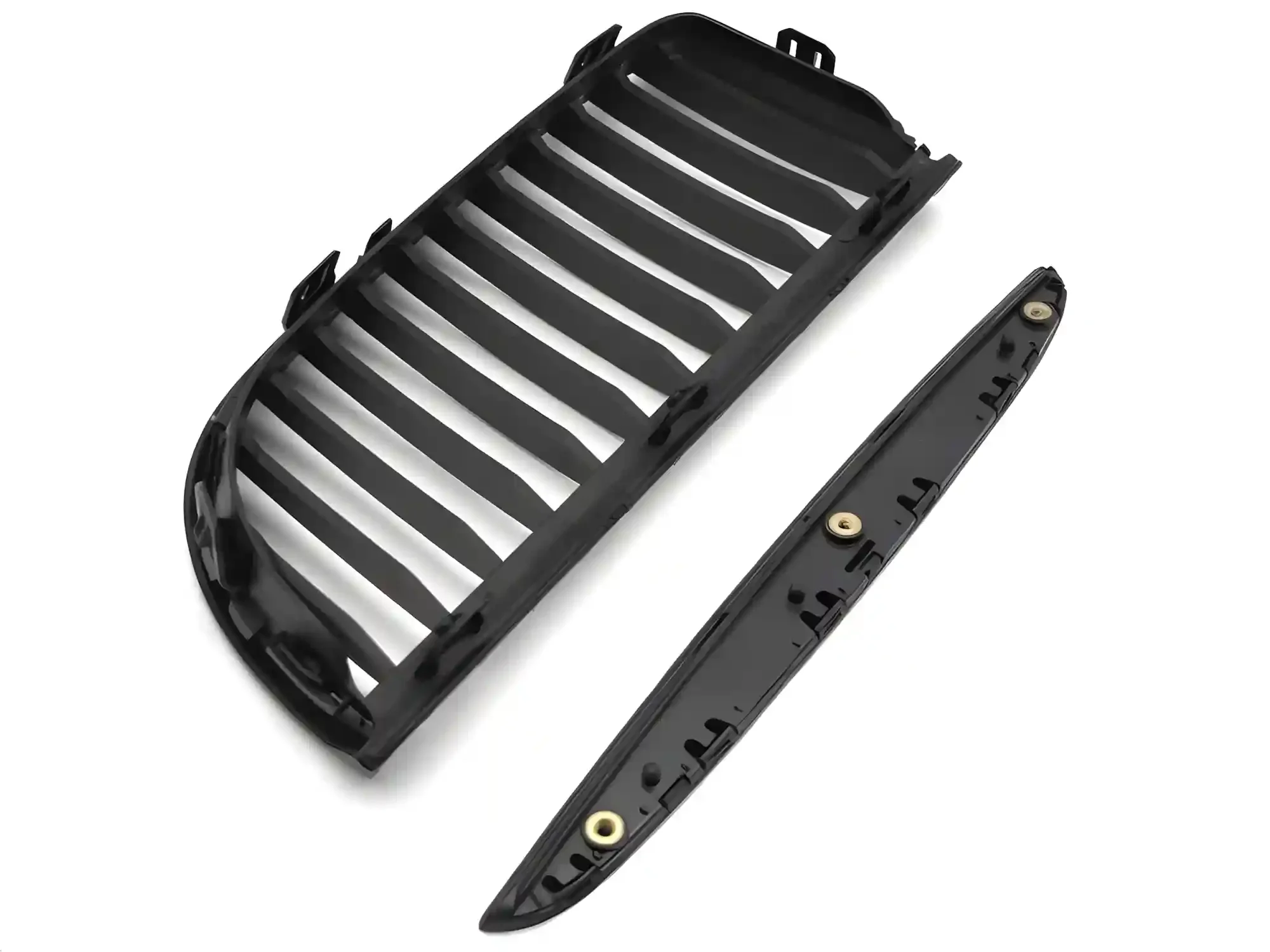 Grill BMW 3 (E90 / E91) 2005 - 2008 │ Sportsgrill - matt svart double bar – bilde 5