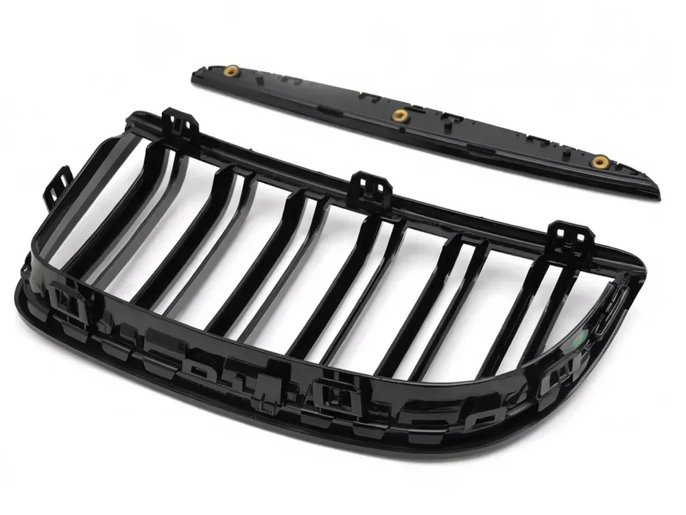 Grill BMW 3 (E90 / E91) 2005 - 2008 │ Sportsgrill - svart høyglans double bar – bilde 6
