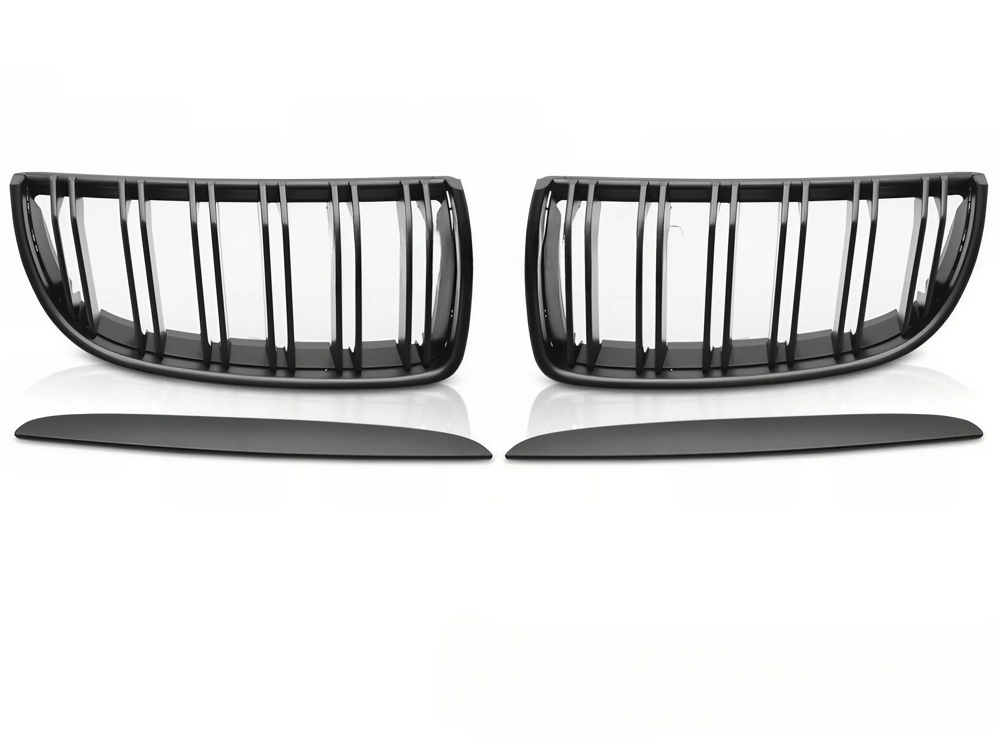 Grill BMW 3 (E90 / E91) 2005 - 2008 │ Sportsgrill - svart matt double bar – bilde 2