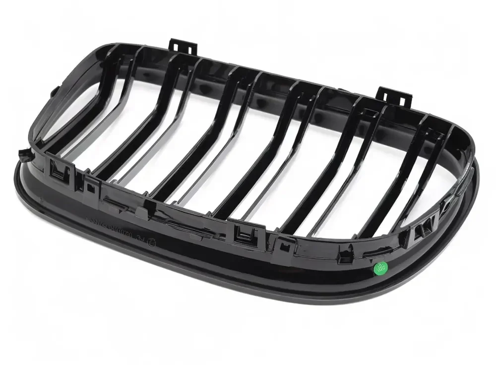 Grill BMW 3 (E90 / E91) Facelift 2009 - 2011 │ Sportsgrill - svart høyglans double bar – bilde 6
